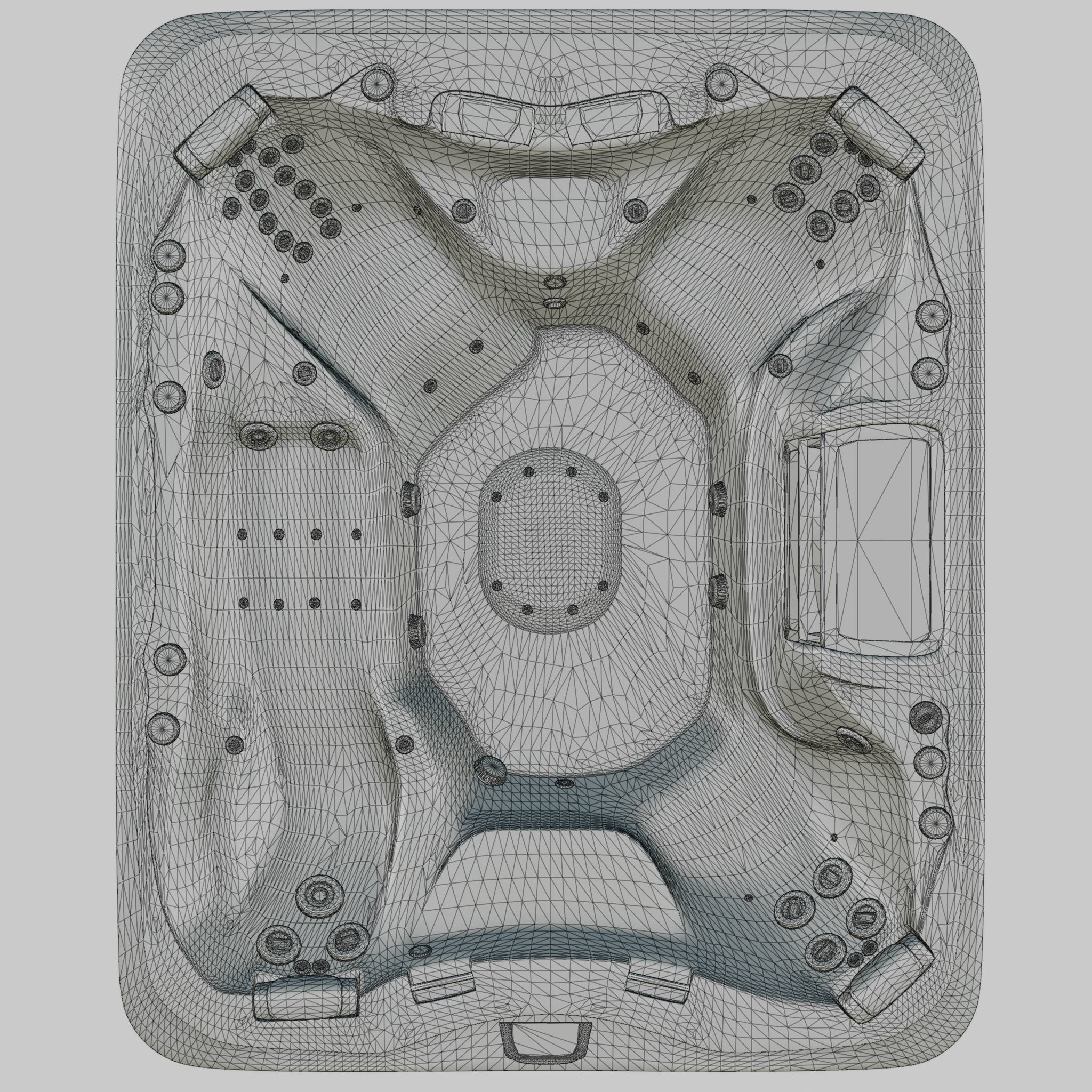 3D model of Hot Tub Jacuzzi Sundance Spas Maxxus Low-poly 3D model_5