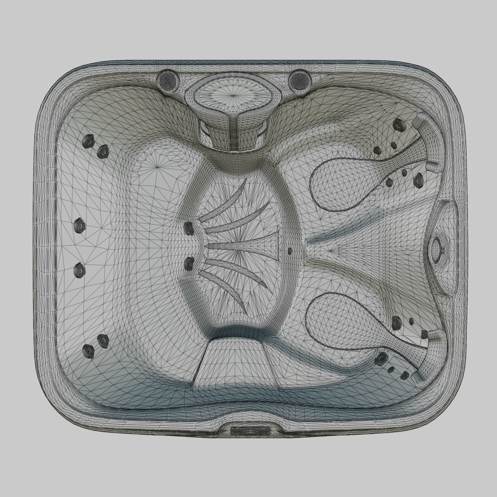 3D model of Hot Tub Jacuzzi Sundance Spas Paisley Low-poly 3D model_5