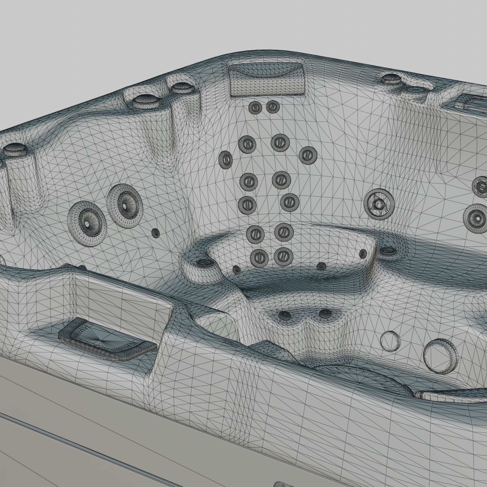 3D model of Hot Tub Jacuzzi Sundance Spas Optima Low-poly 3D model_7