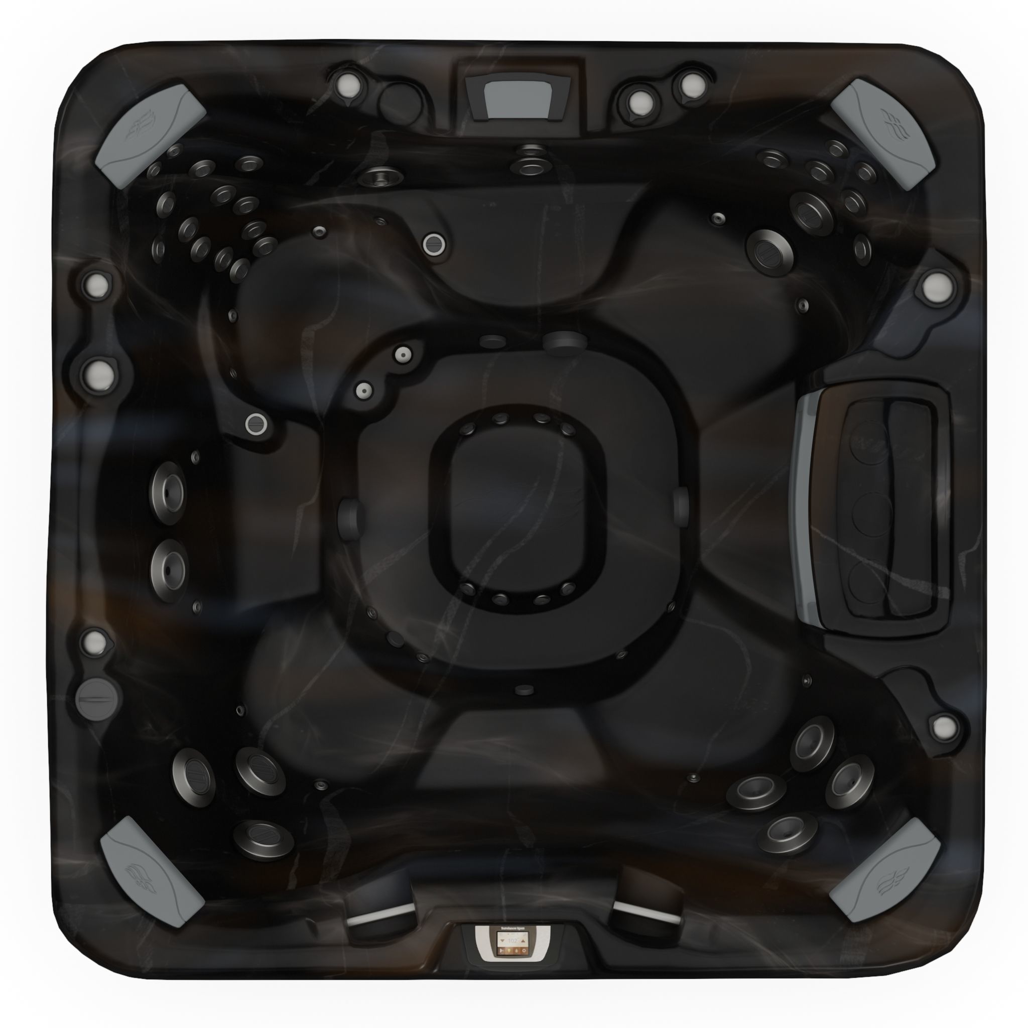 3D model of Hot Tub Jacuzzi Sundance Spas Optima Low-poly 3D model_1