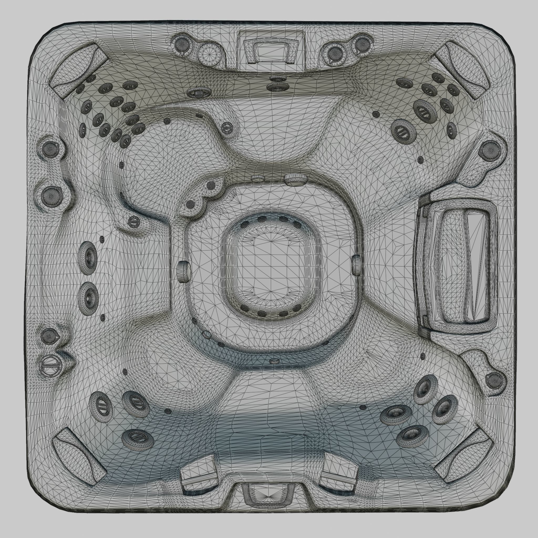 3D model of Hot Tub Jacuzzi Sundance Spas Optima Low-poly 3D model_5