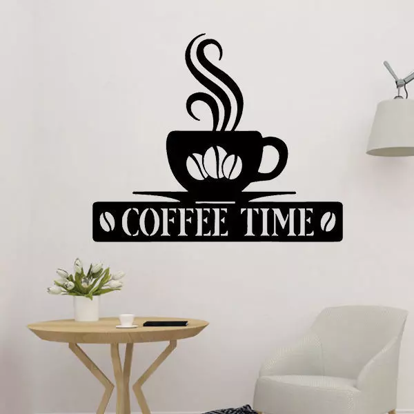 Coffee Time 2D Wall Decor 3D print model_0
