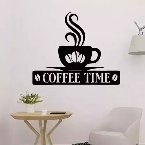 Coffee Time 2D Wall Decor