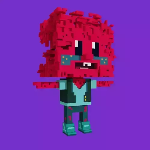 Redrobot12 pixelated monster