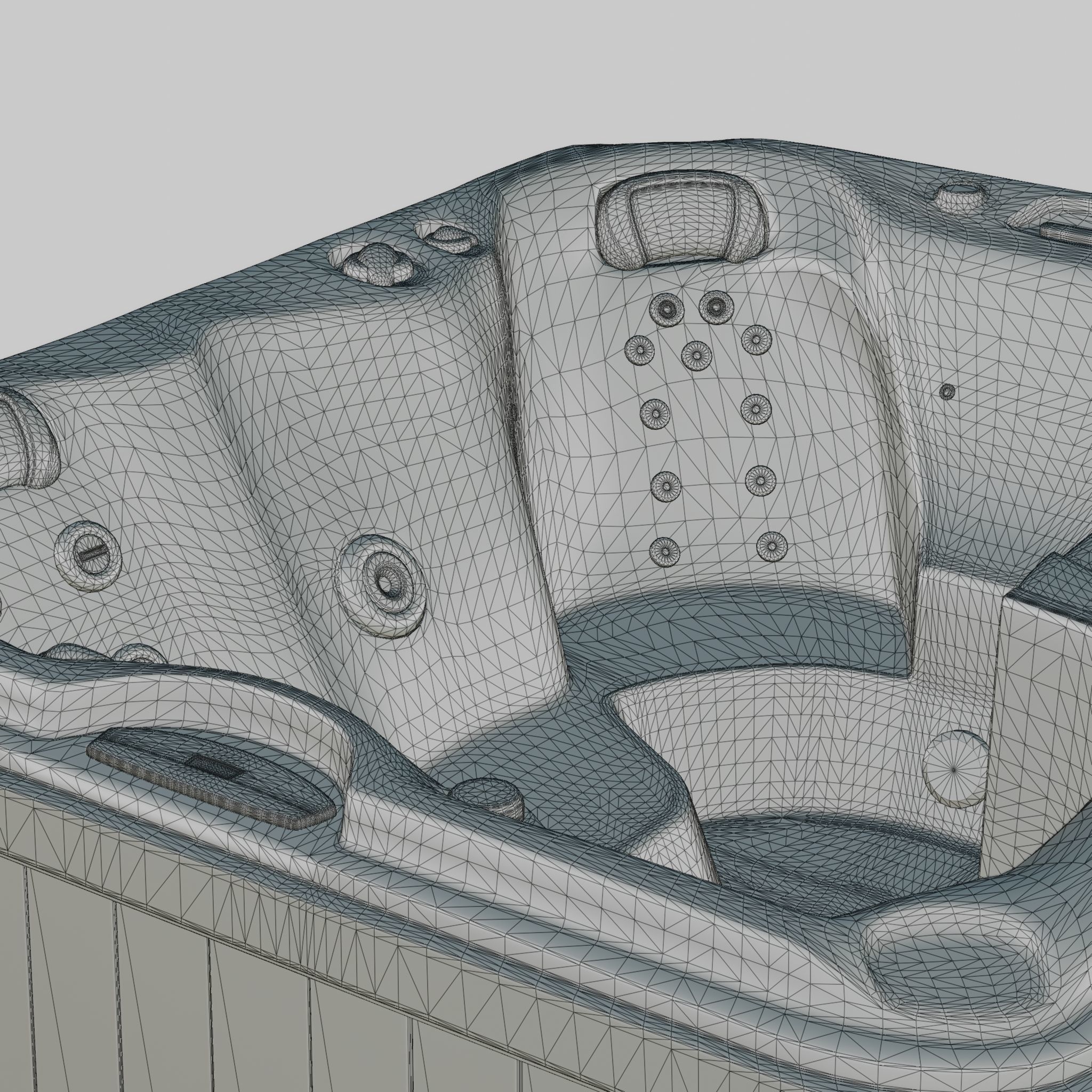 3D model of Hot Tub Jacuzzi Sundance Spas Montclair Low-poly 3D model_7