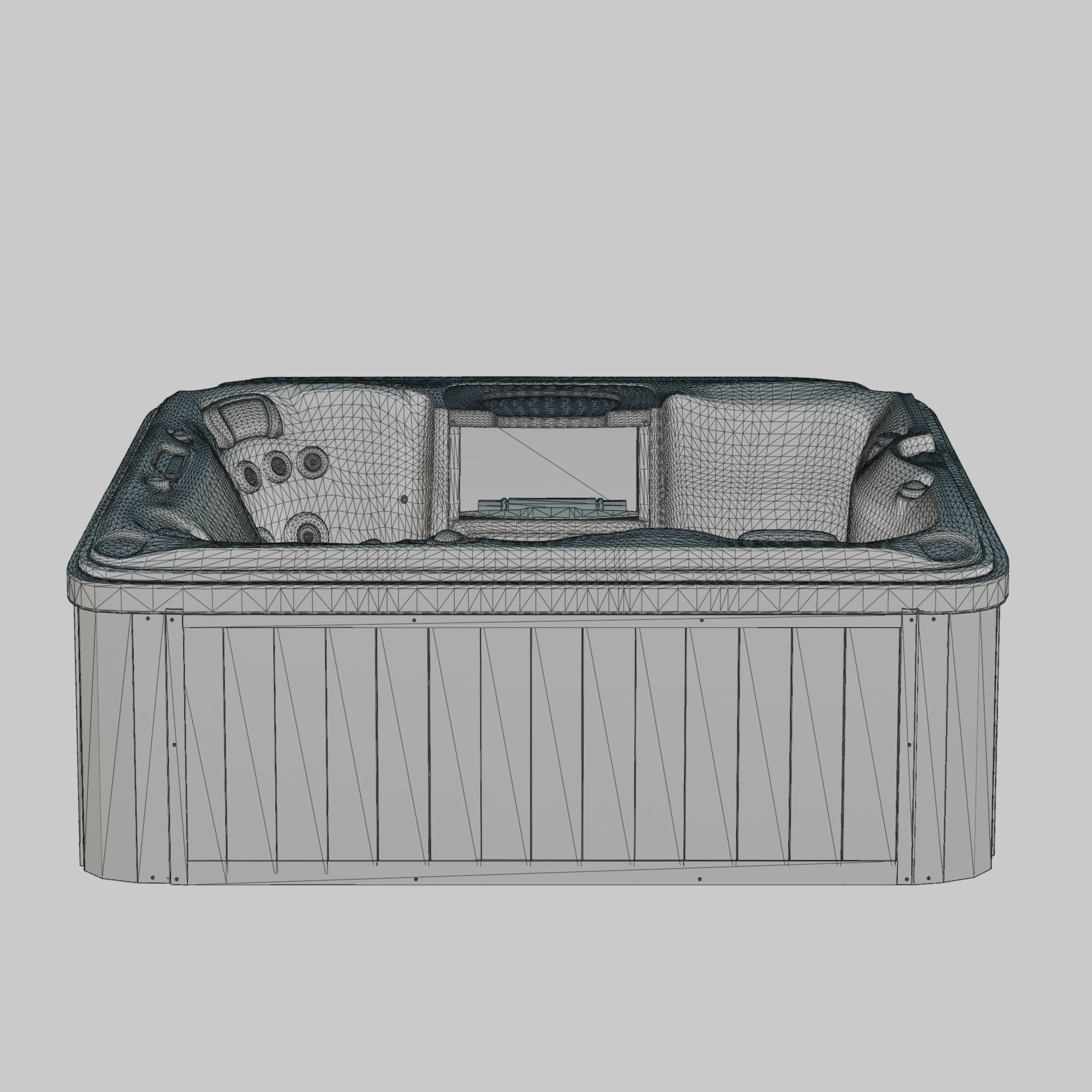 3D model of Hot Tub Jacuzzi Sundance Spas Montclair Low-poly 3D model_6