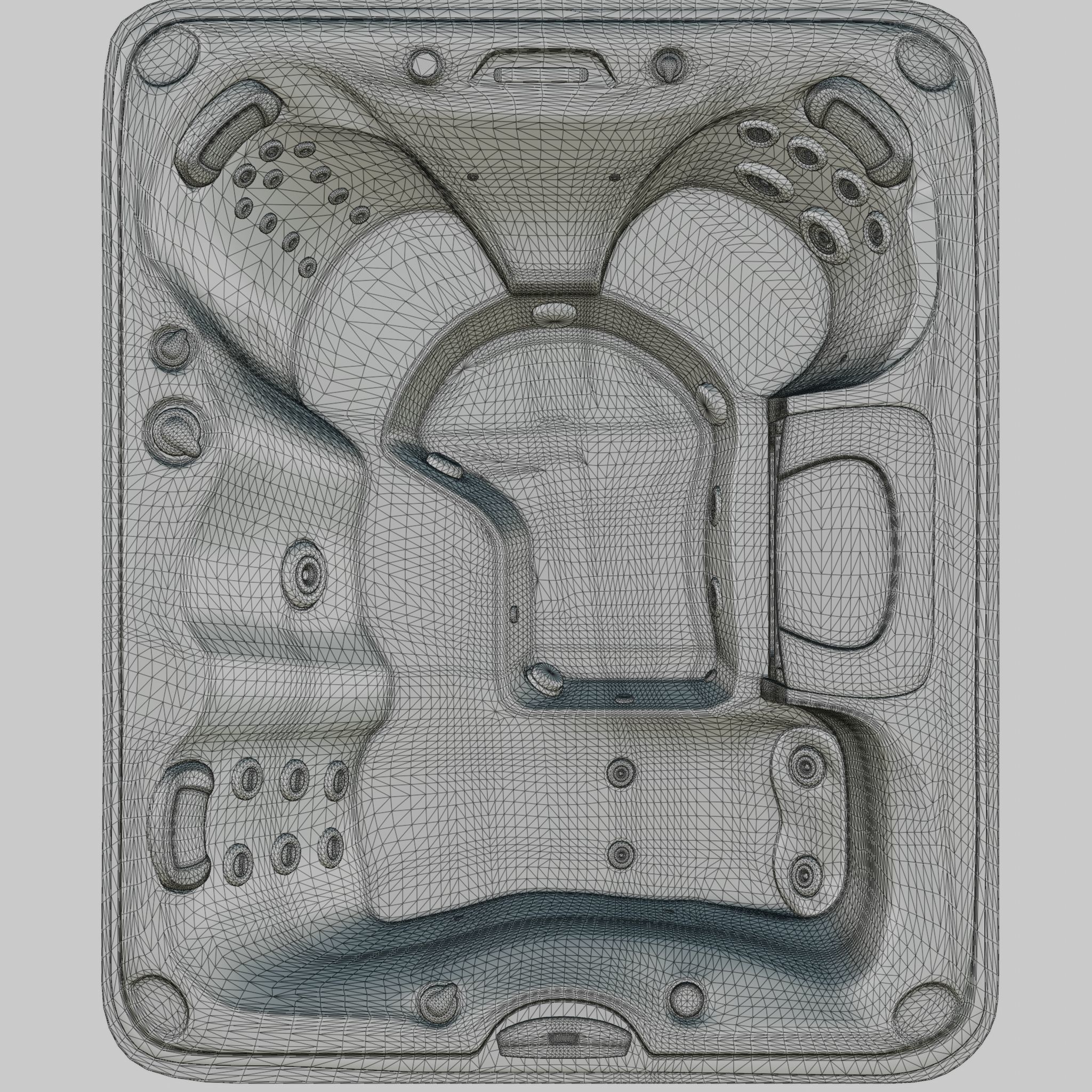 3D model of Hot Tub Jacuzzi Sundance Spas Montclair Low-poly 3D model_5