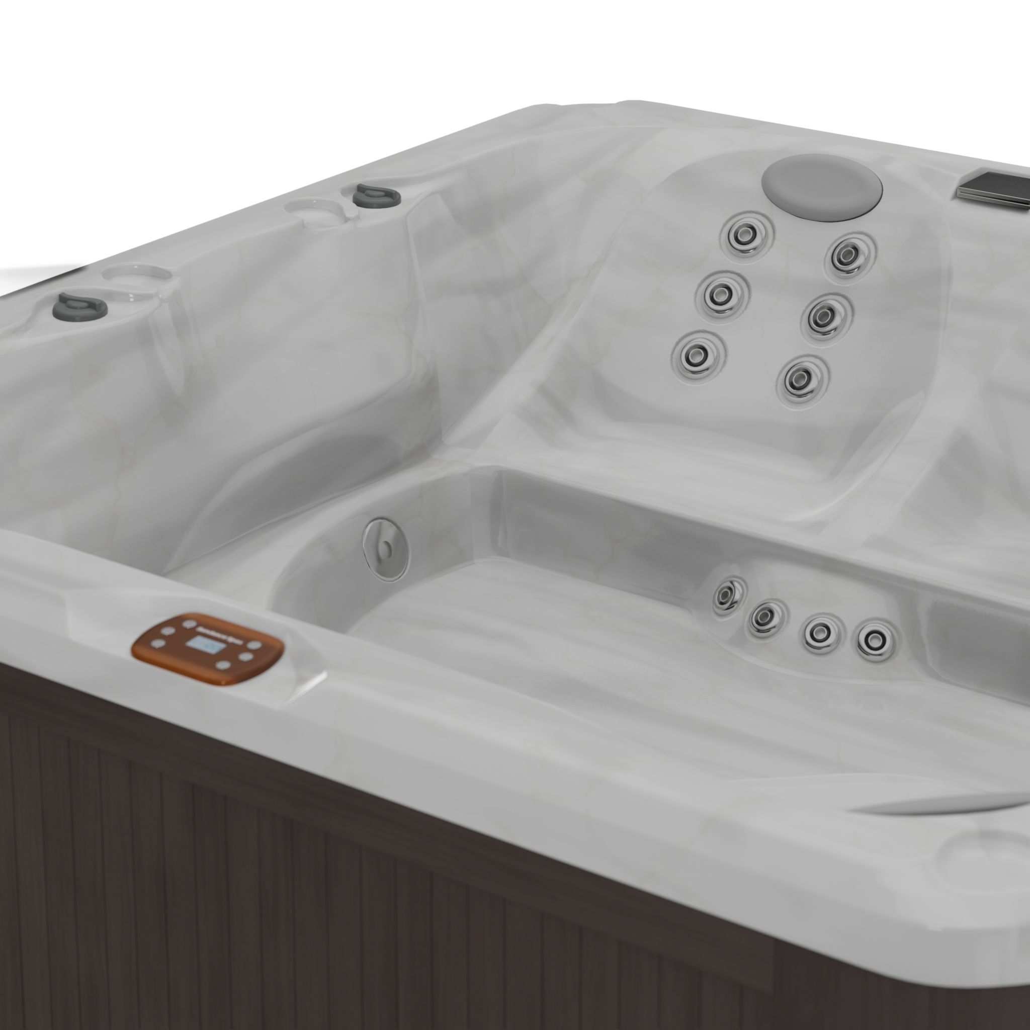 3D model of Hot Tub Jacuzzi Sundance Spas Prado Low-poly 3D model_3