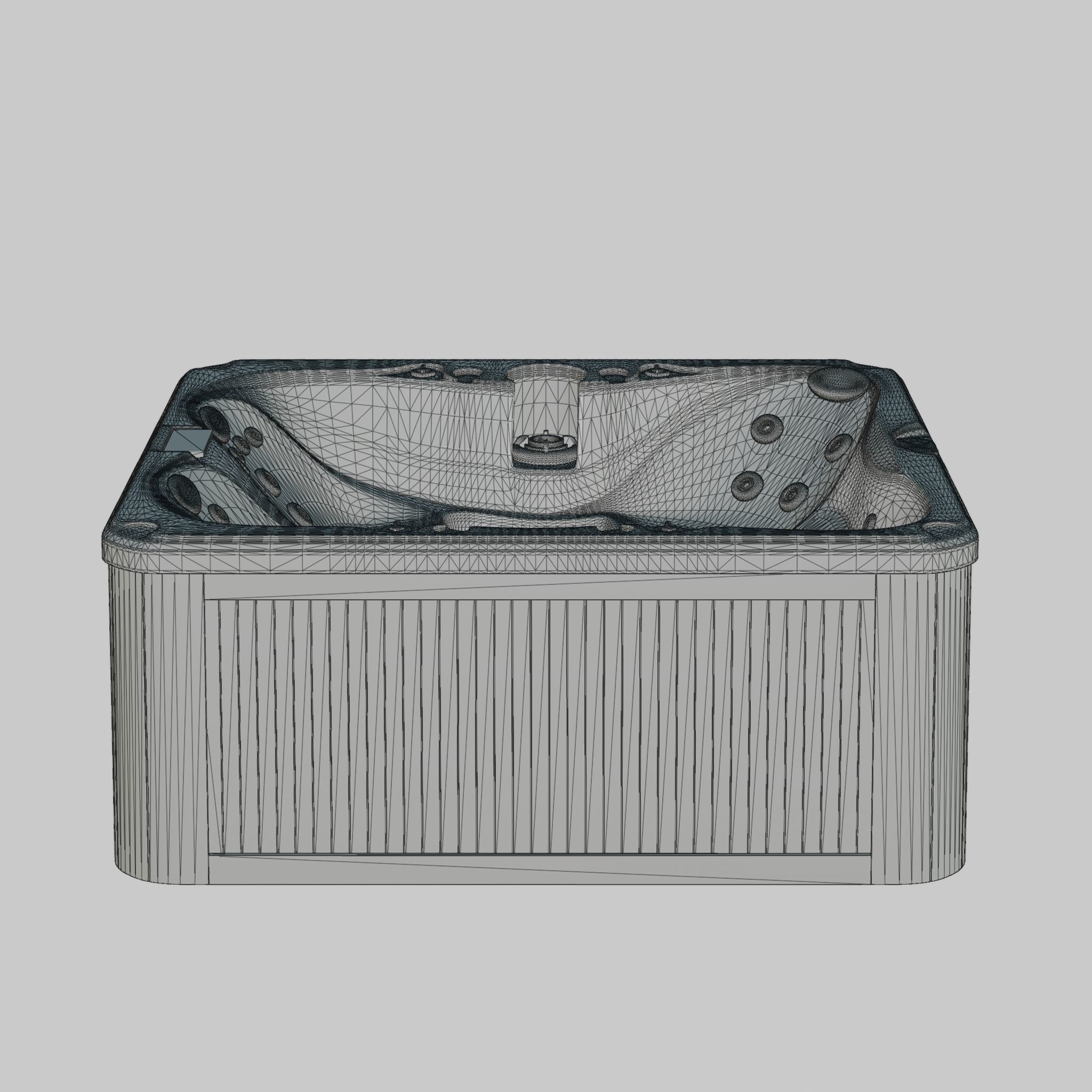 3D model of Hot Tub Jacuzzi Sundance Spas Prado Low-poly 3D model_6