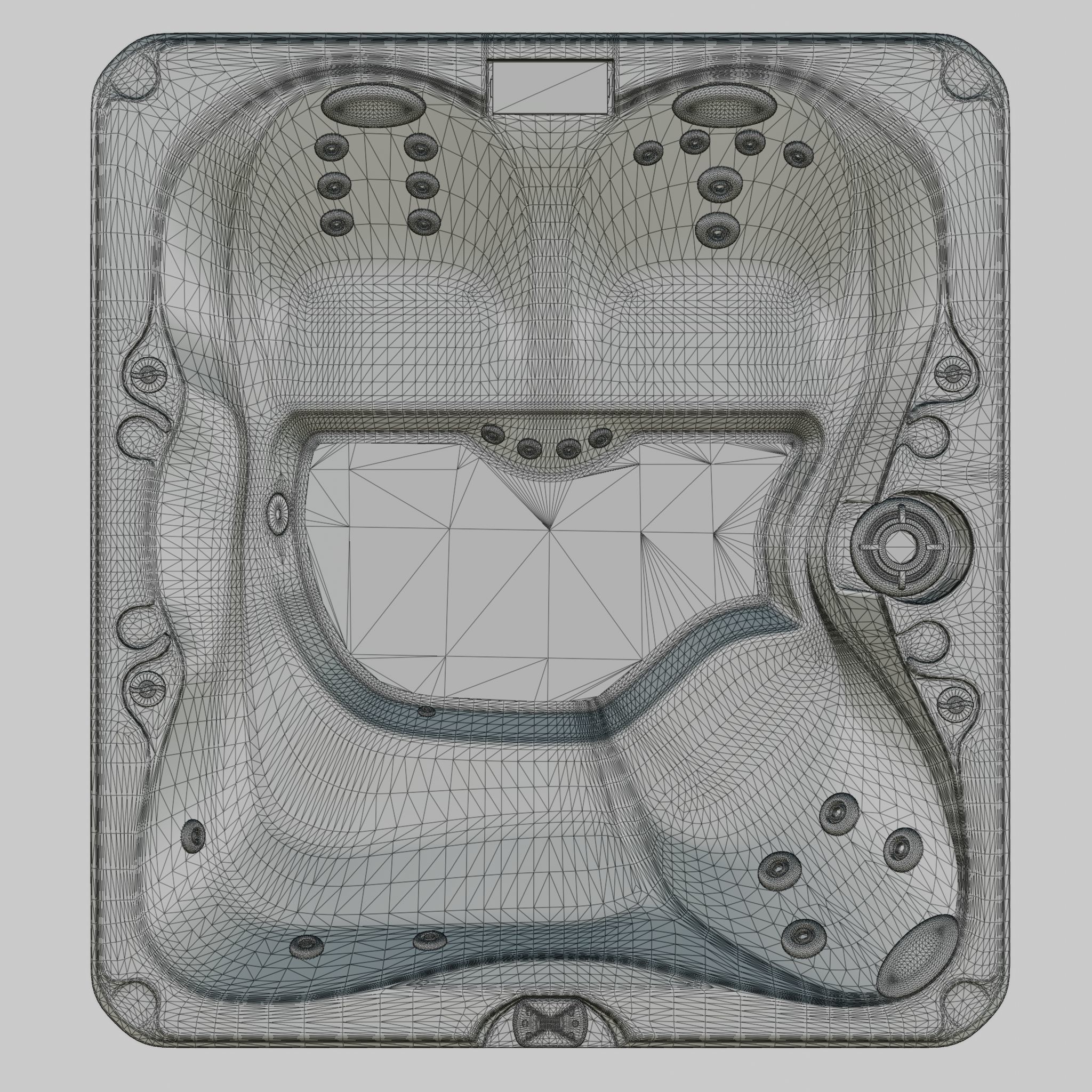 3D model of Hot Tub Jacuzzi Sundance Spas Prado Low-poly 3D model_5