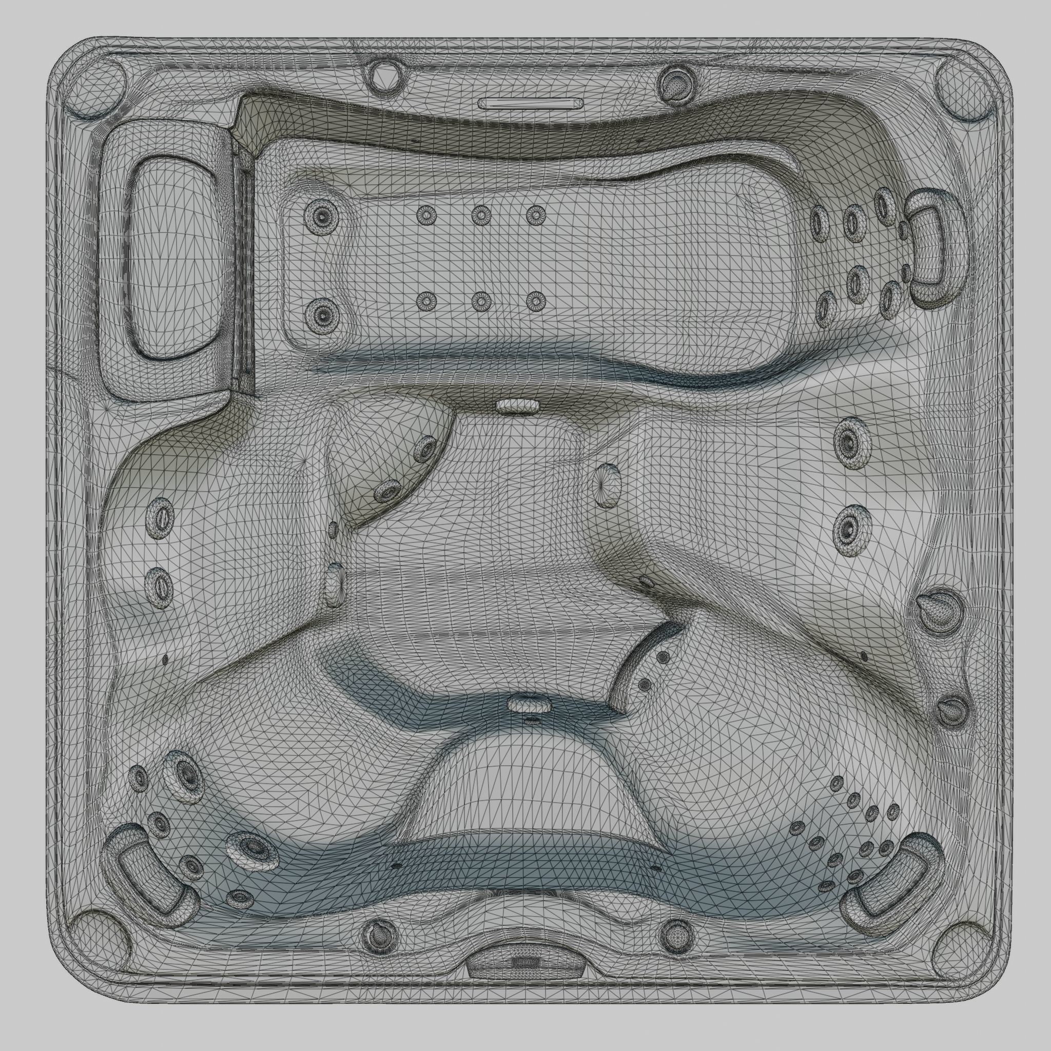 3D model of Hot Tub Jacuzzi Sundance Spas Hamilton Low-poly 3D model_5