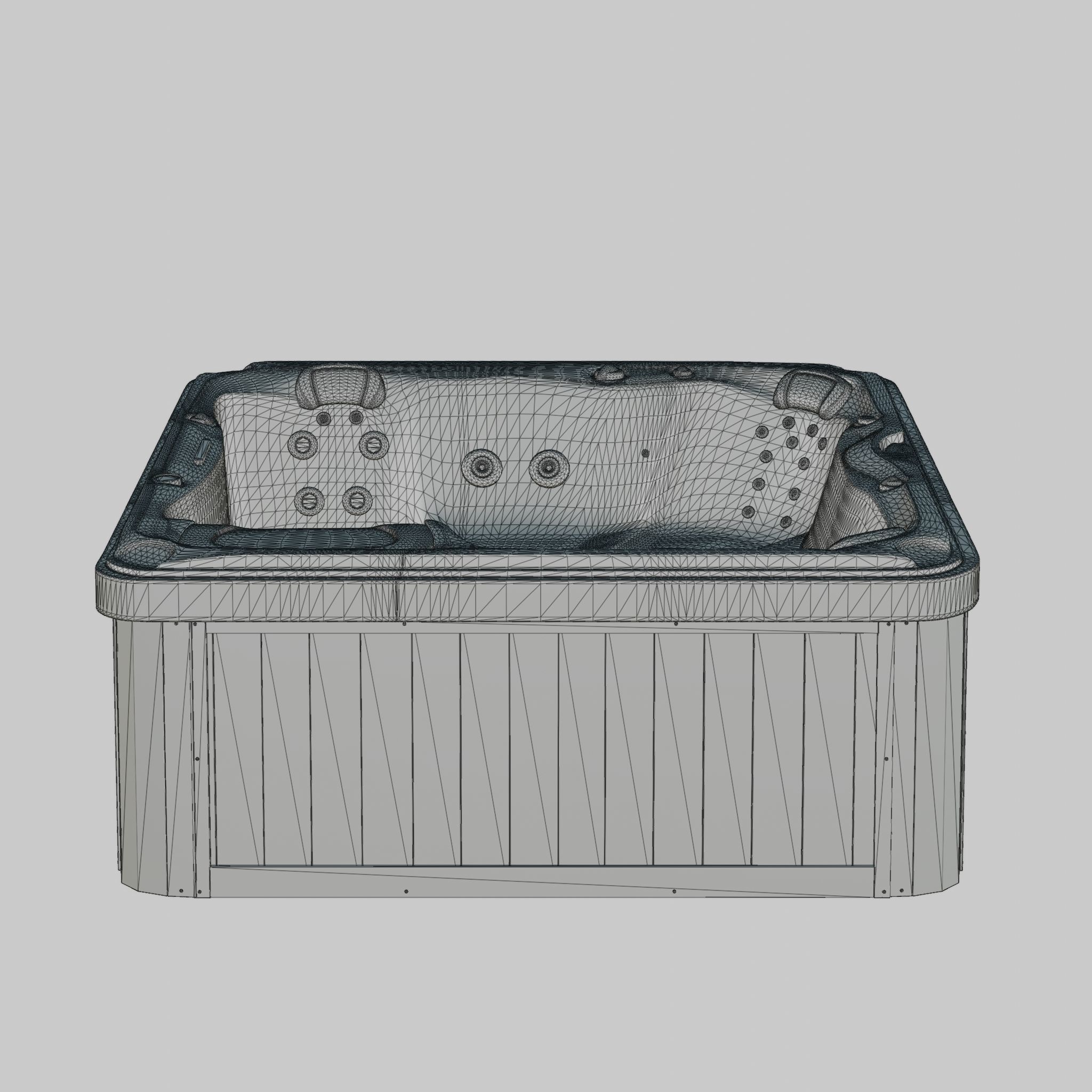 3D model of Hot Tub Jacuzzi Sundance Spas Hamilton Low-poly 3D model_6