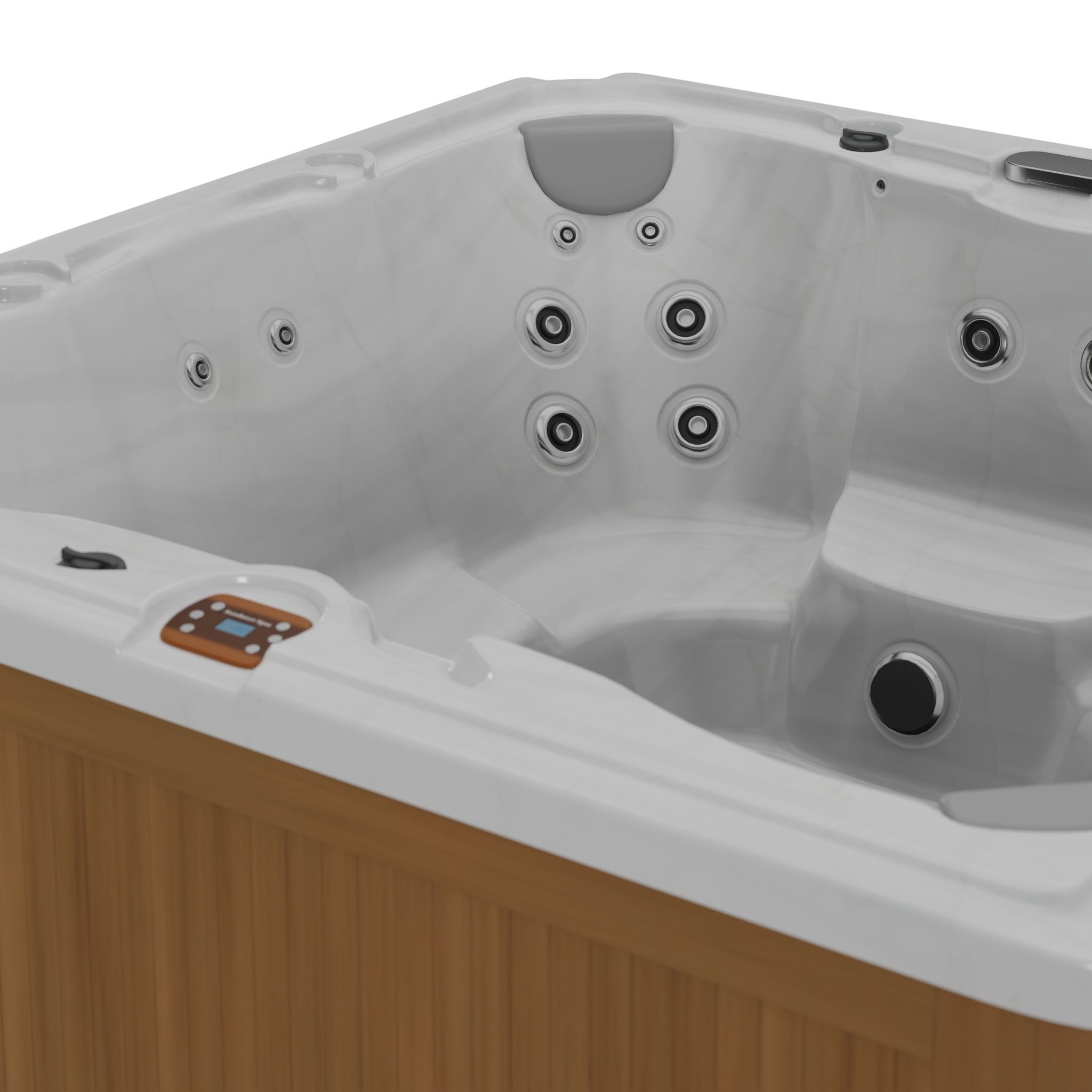 3D model of Hot Tub Jacuzzi Sundance Spas Edison Low-poly 3D model_3