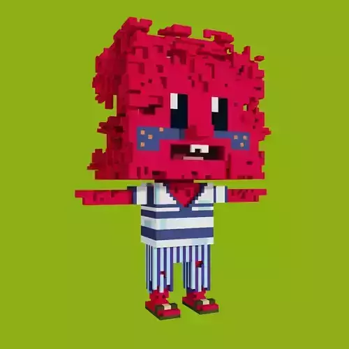 Redrobot13 pixel character