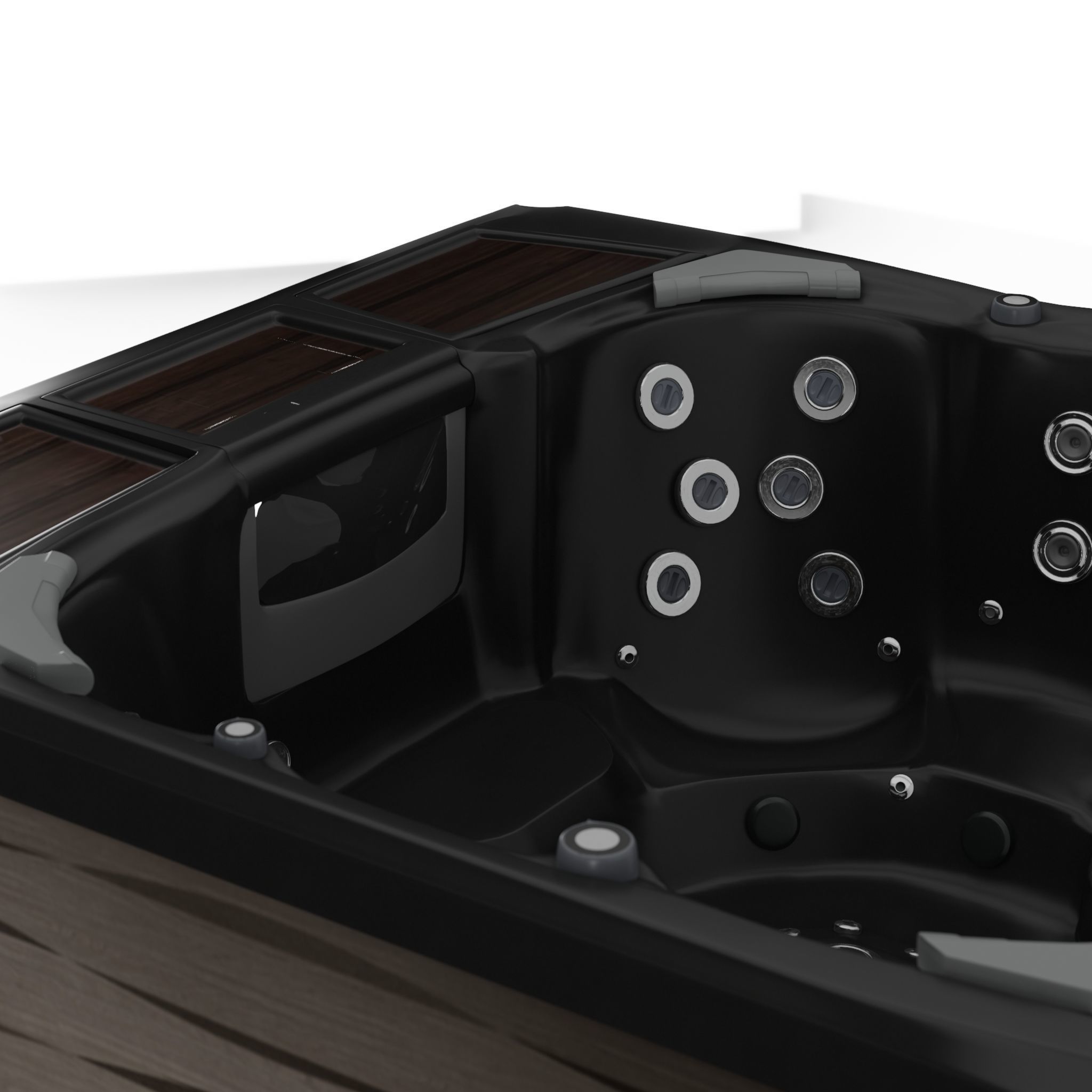 3D model of Hot Tub Jacuzzi Sundance Spas Kingston Low-poly 3D model_3