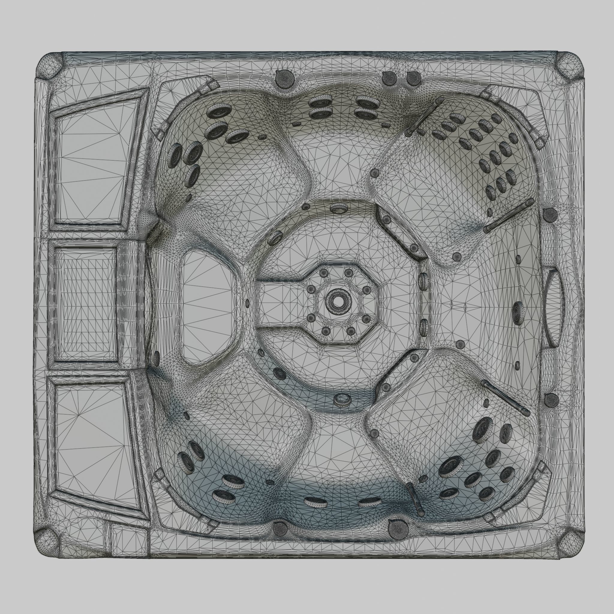 3D model of Hot Tub Jacuzzi Sundance Spas Kingston Low-poly 3D model_5