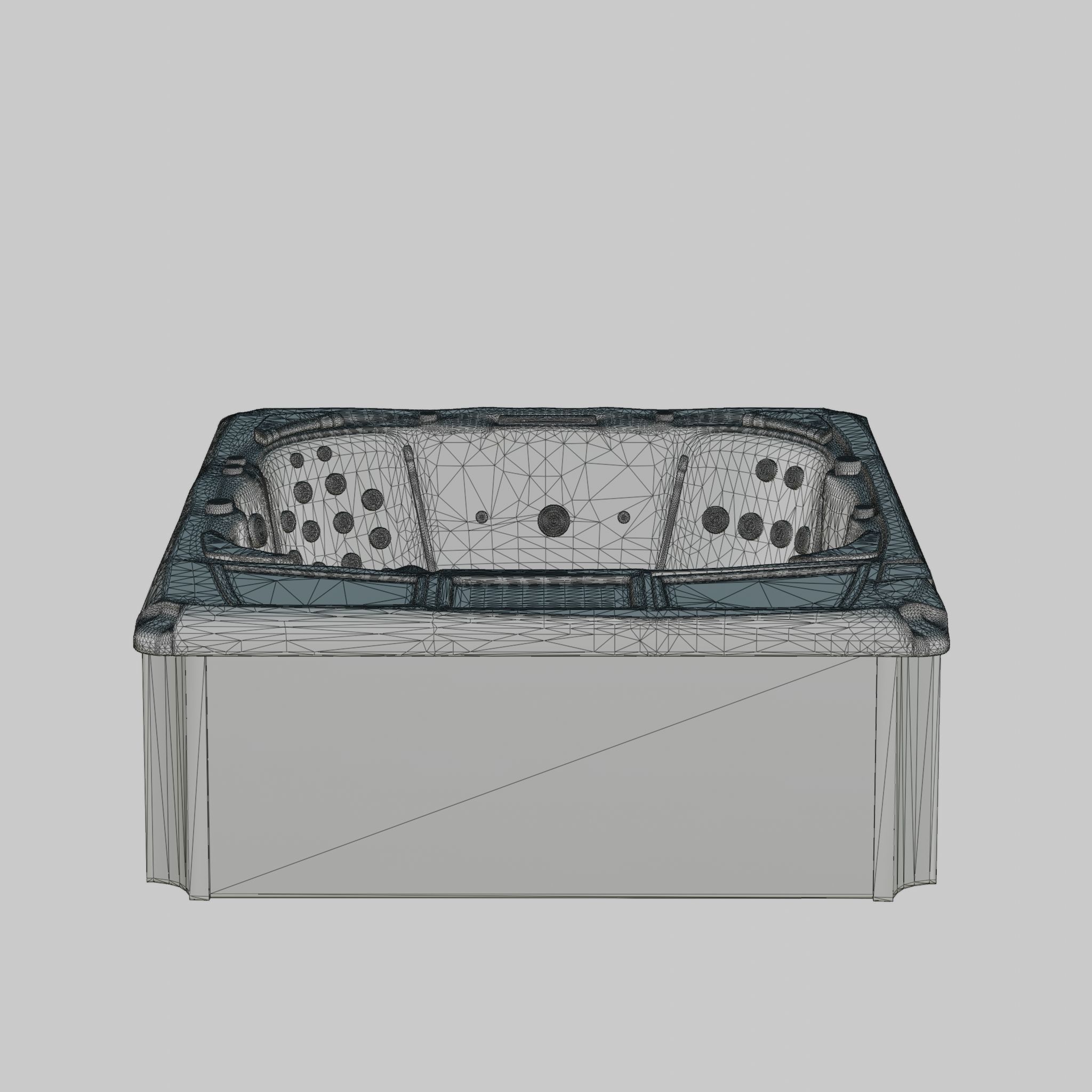 3D model of Hot Tub Jacuzzi Sundance Spas Kingston Low-poly 3D model_6
