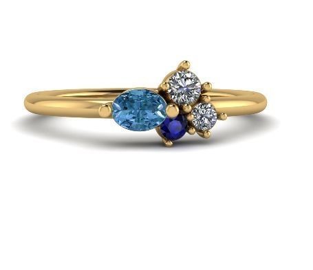 Jewellery Ring 3d Print model 3D print model_1