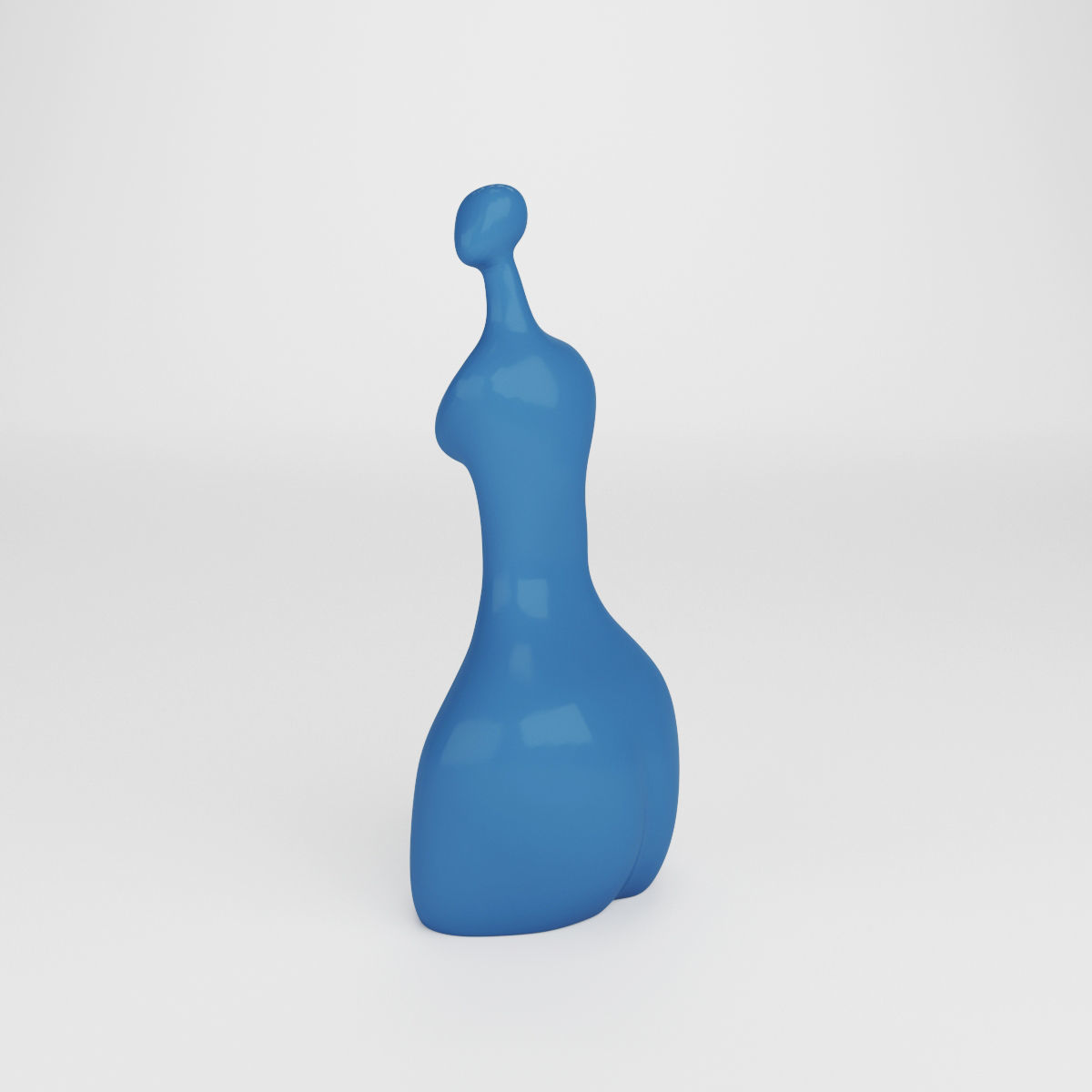 Abstract woman body sculpture for interior decoration 3D model CGTrader