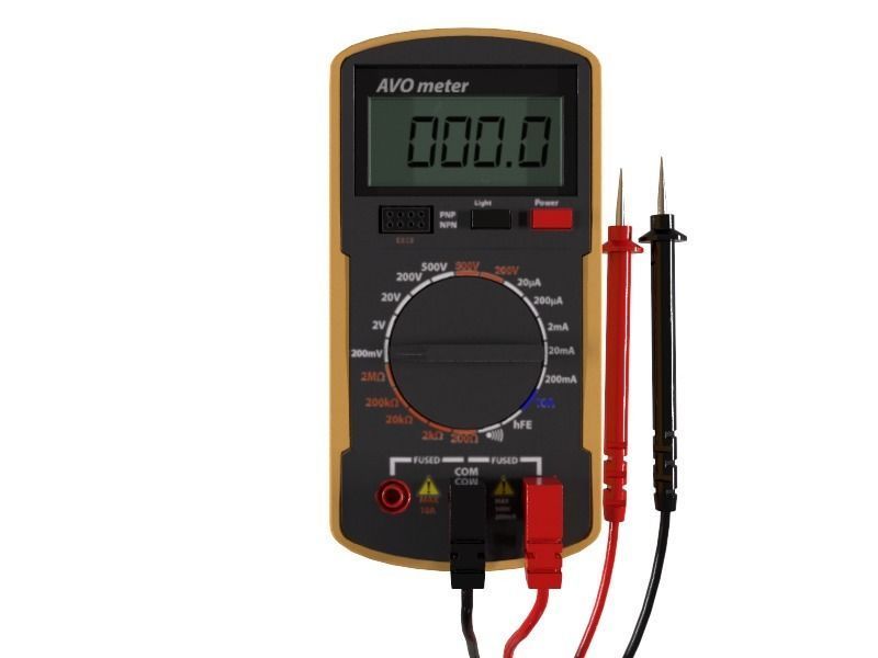 3D model Digital Electronic AVO Meter VR / AR / low-poly | CGTrader