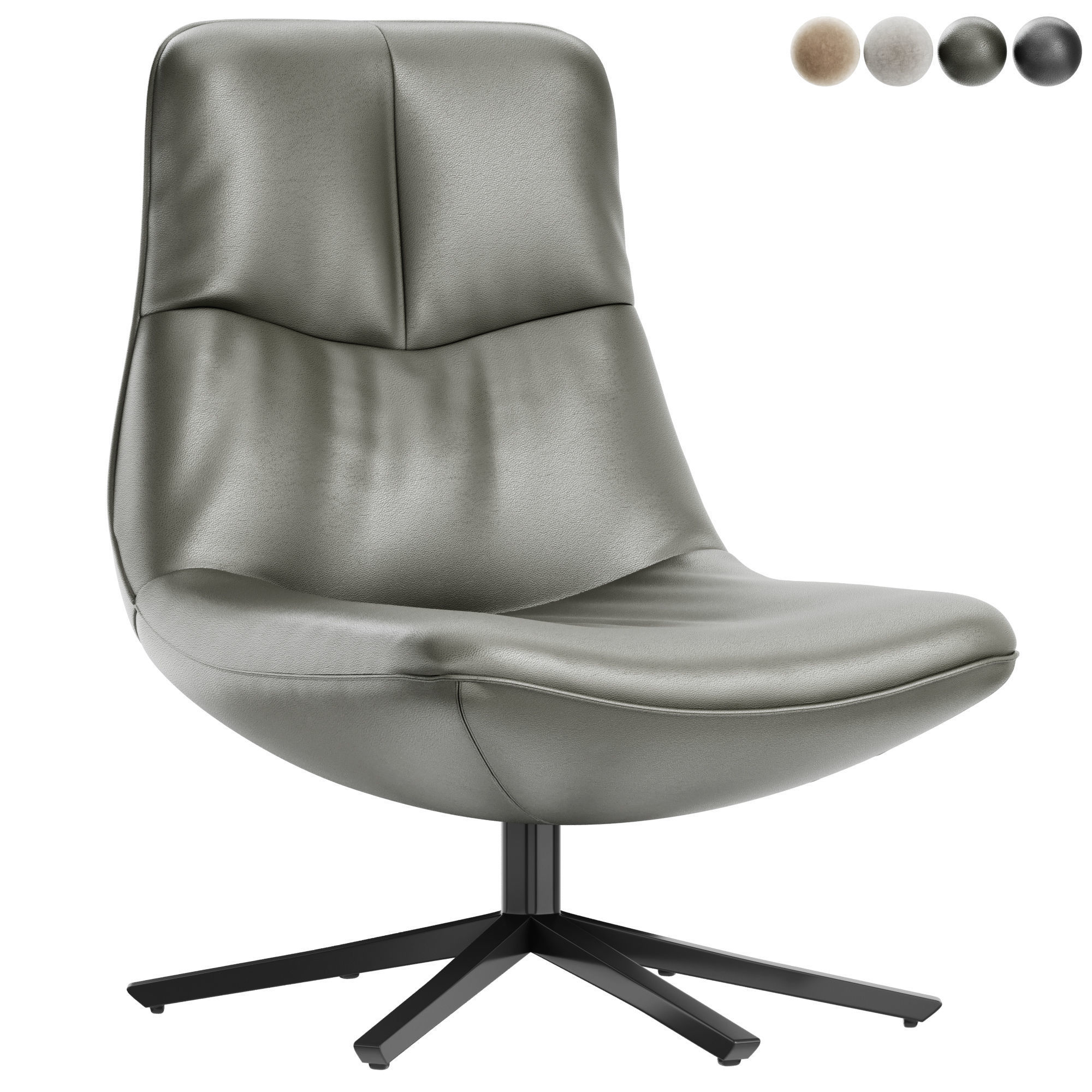 3D model Draaifauteuil Monzone VR / AR / low-poly | CGTrader