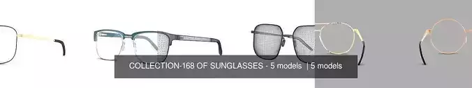 COLLECTION-168 OF SUNGLASSES - 5 models  