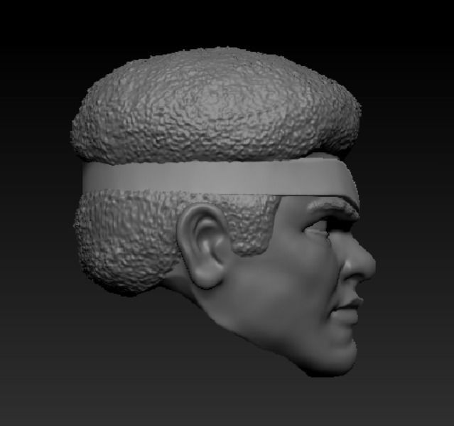 ML Luke Cage Headsculpt Set 3D print model_1