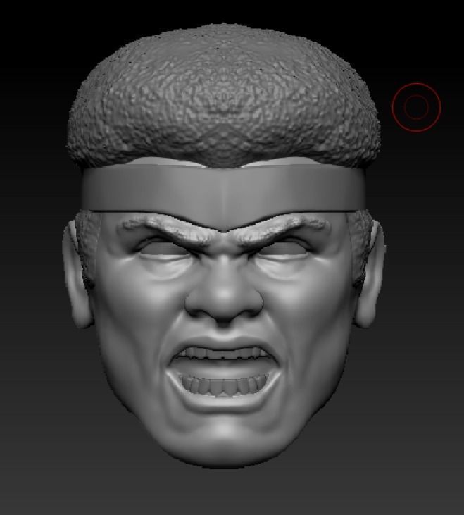 ML Luke Cage Headsculpt Set 3D print model_4