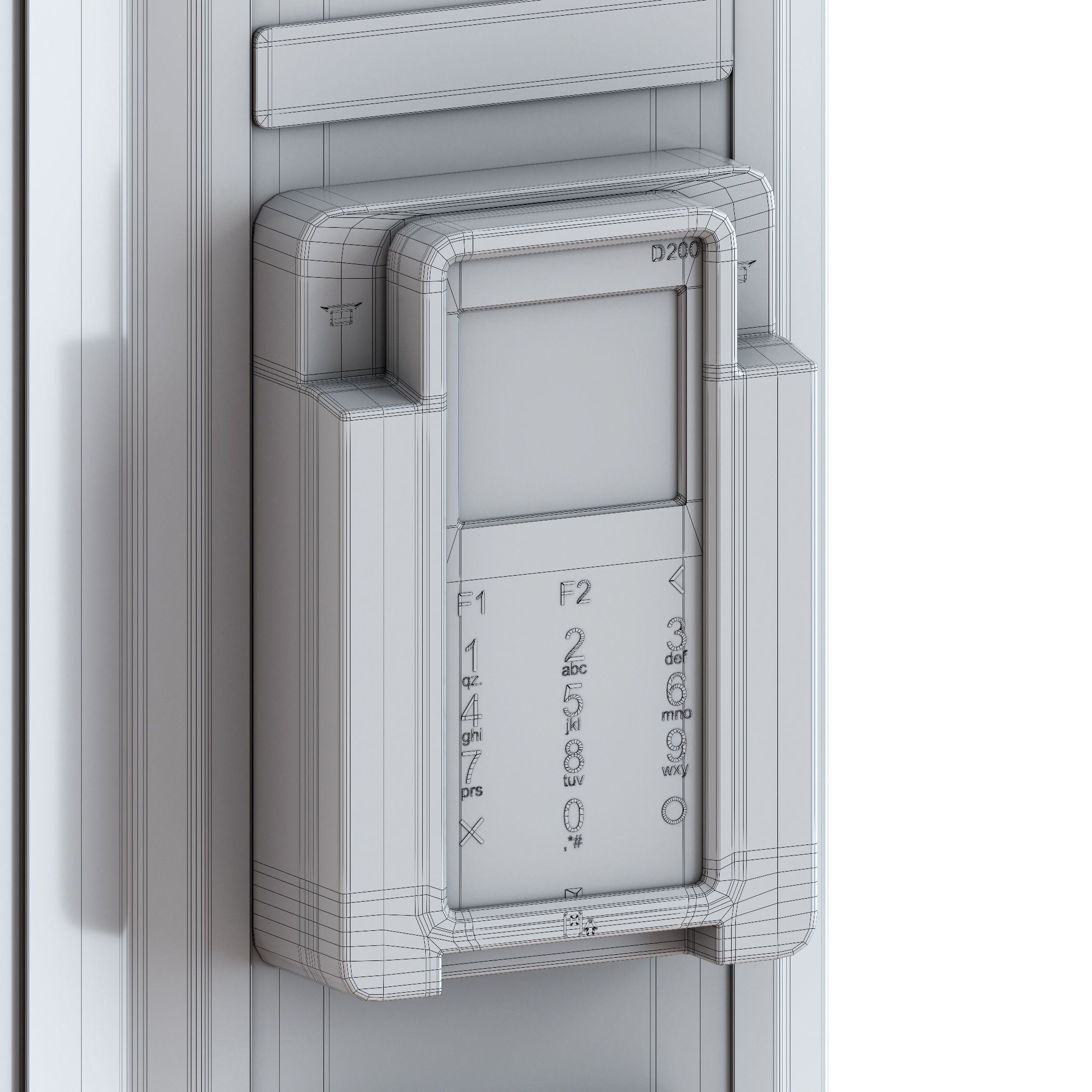 Vending coffee machine Terminal 3D model_10