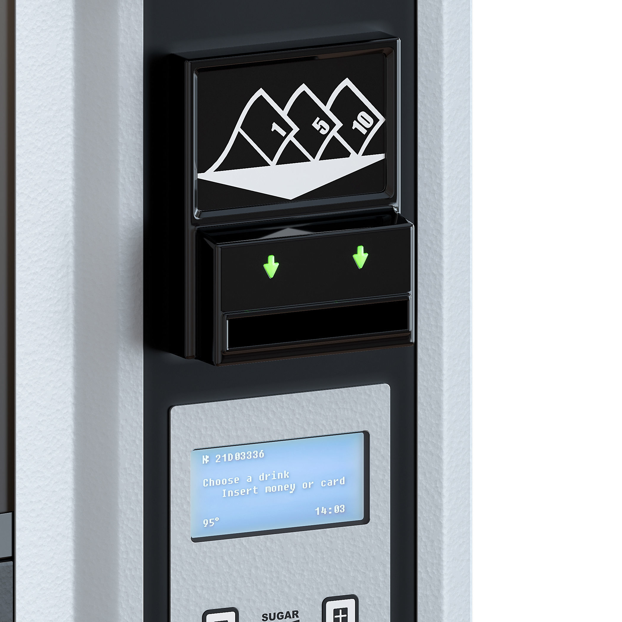 Vending coffee machine Terminal 3D model_11