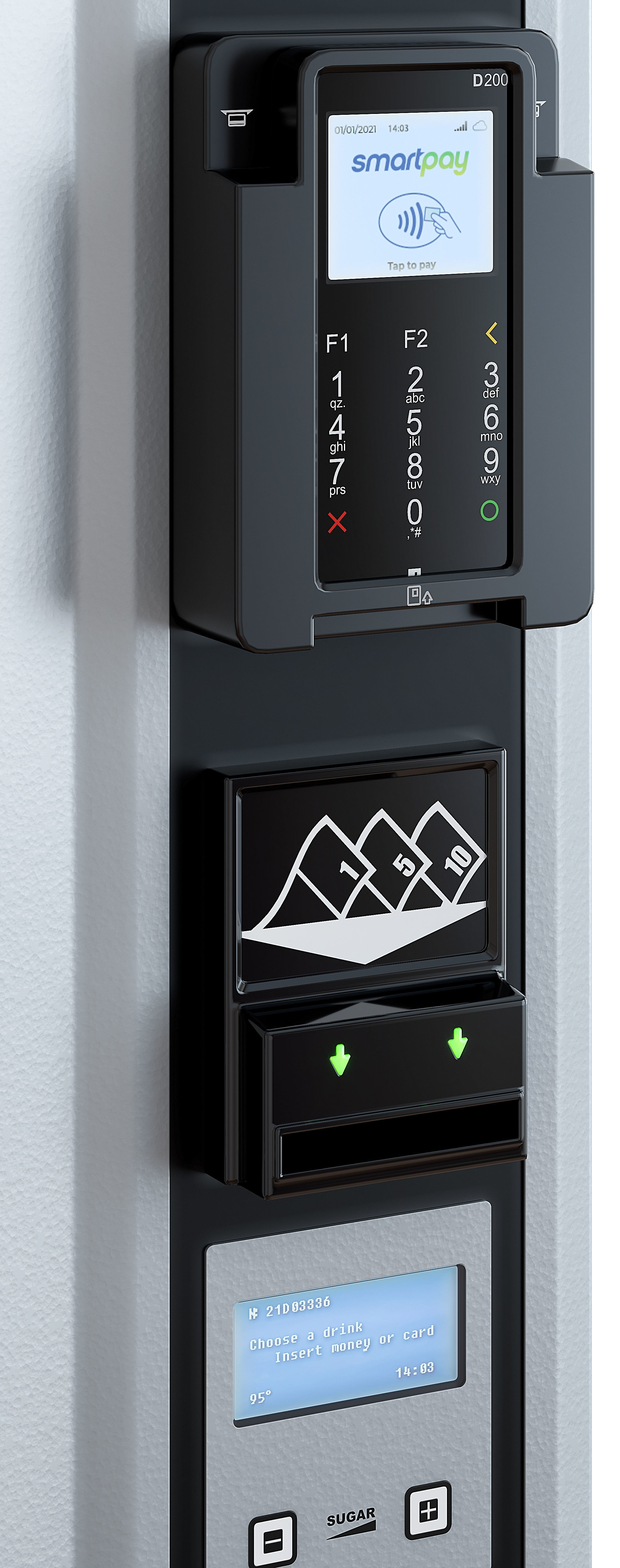 Vending coffee machine Terminal 3D model_2