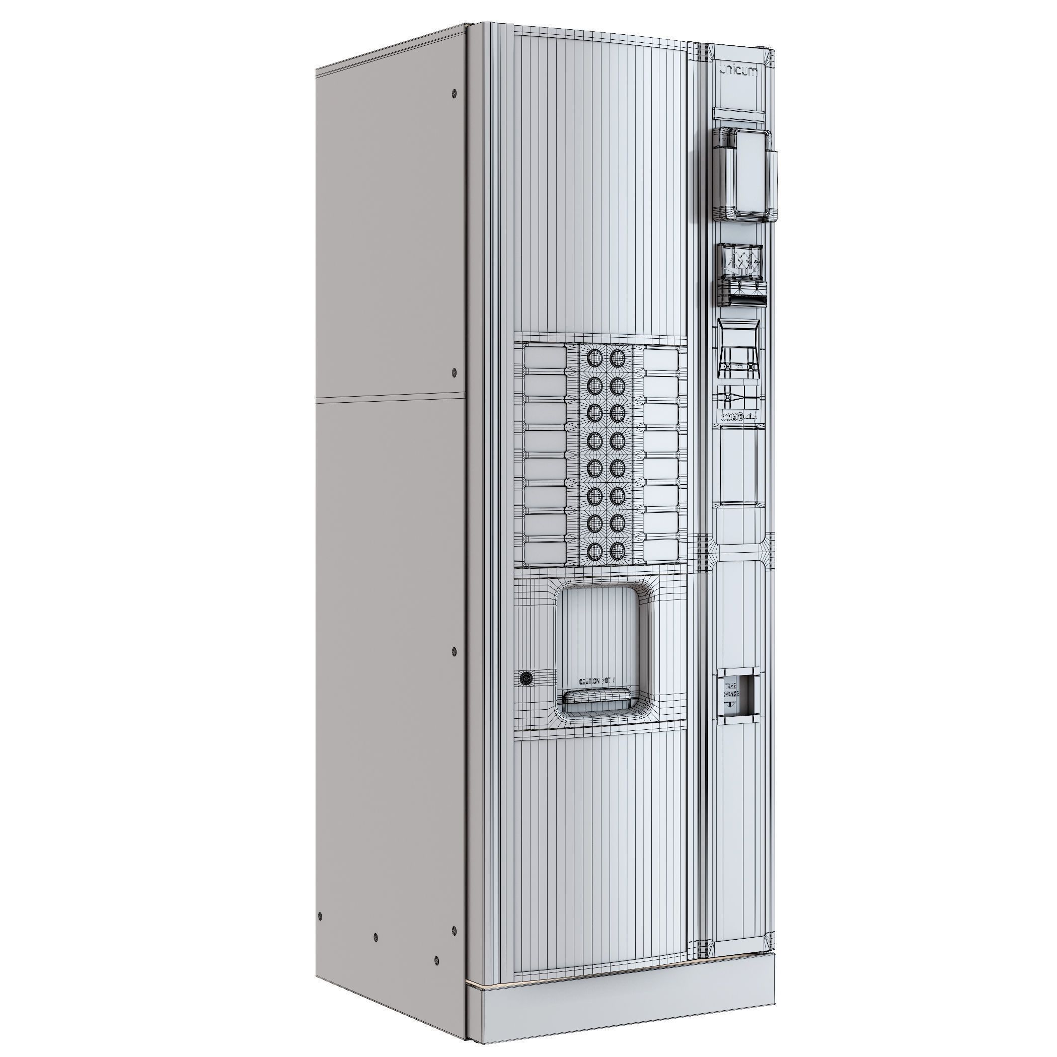 Vending coffee machine Terminal 3D model_15