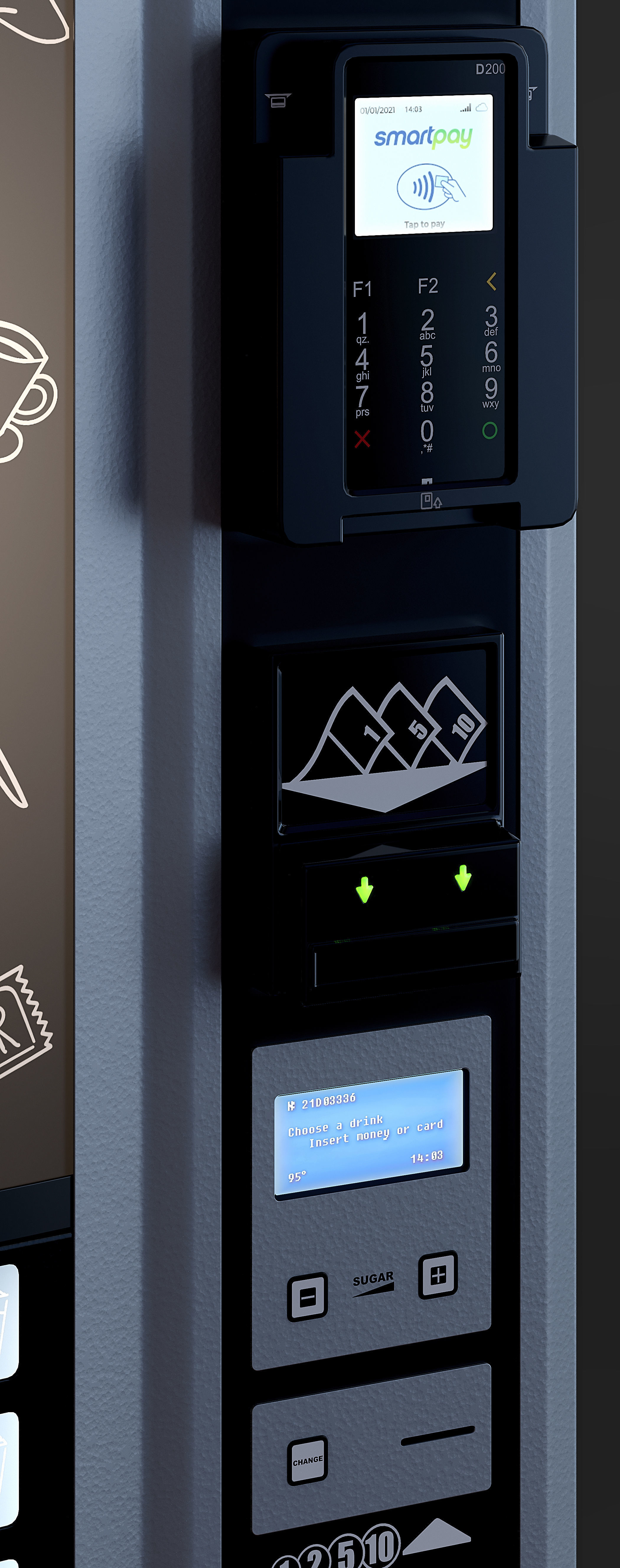 Vending coffee machine Terminal 3D model_17