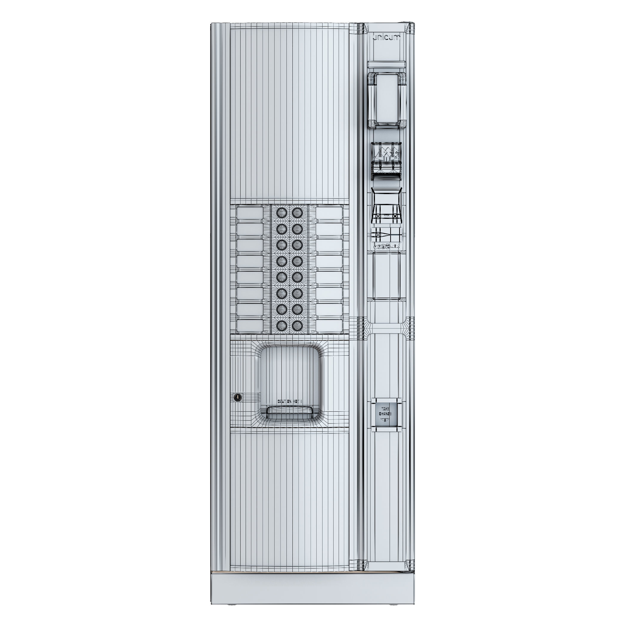 Vending coffee machine Terminal 3D model_4