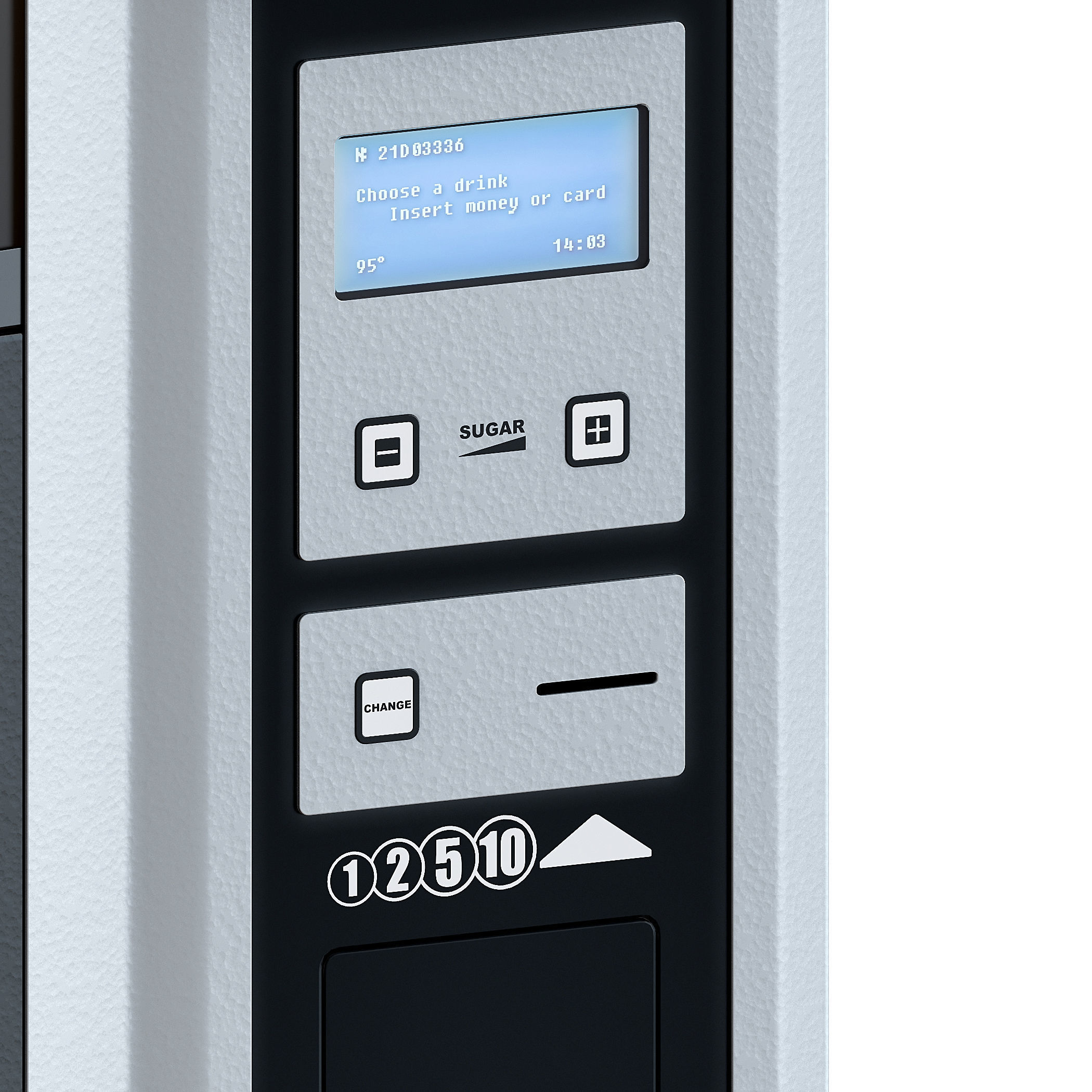 Vending coffee machine Terminal 3D model_13