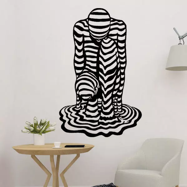 Human Mural Wall Art Decor 3D print model_0