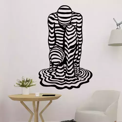 Human Mural Wall Art Decor
