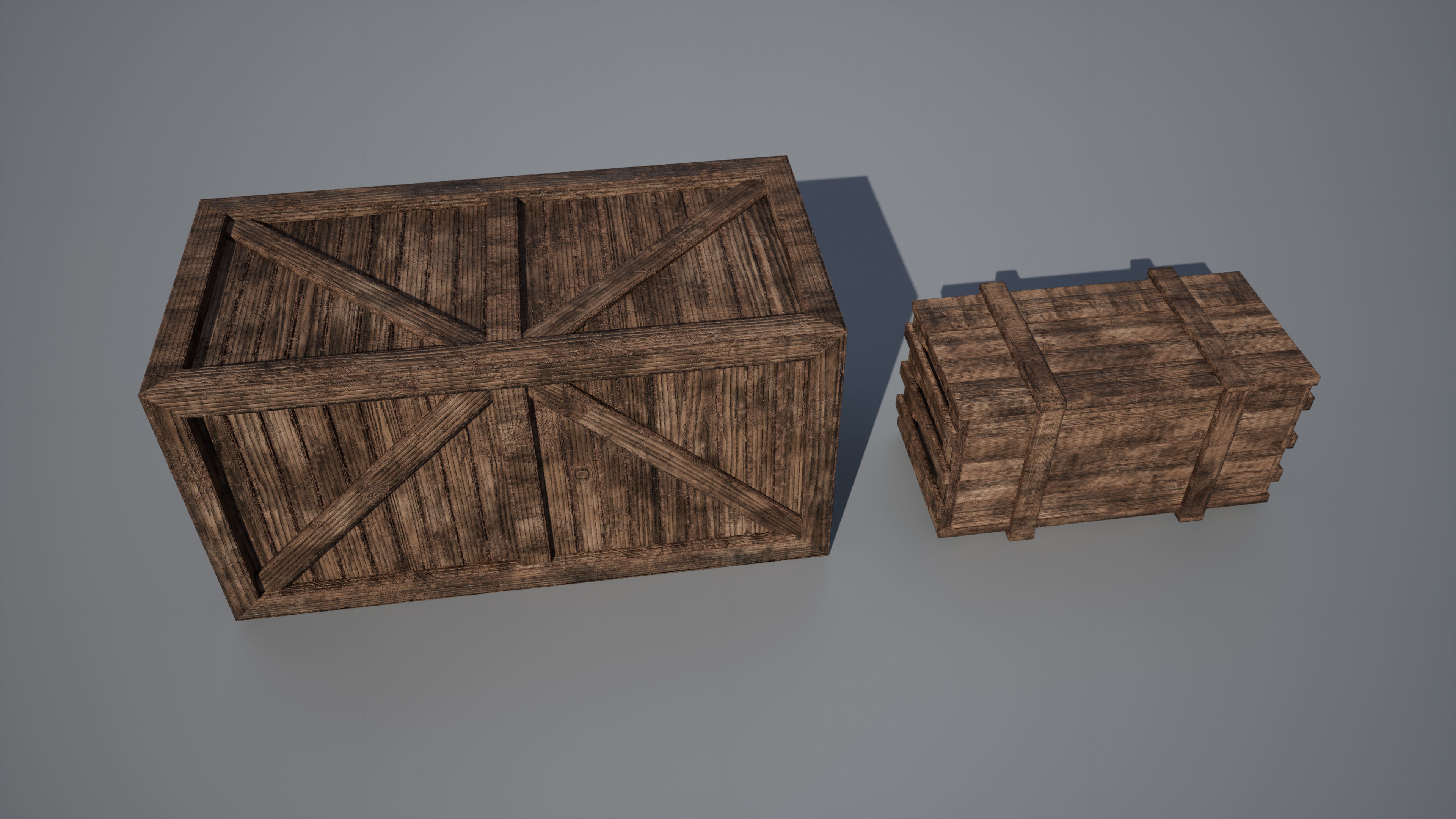 3D model Barrels Buckets Crates Asset Pack VR / AR / low-poly | CGTrader