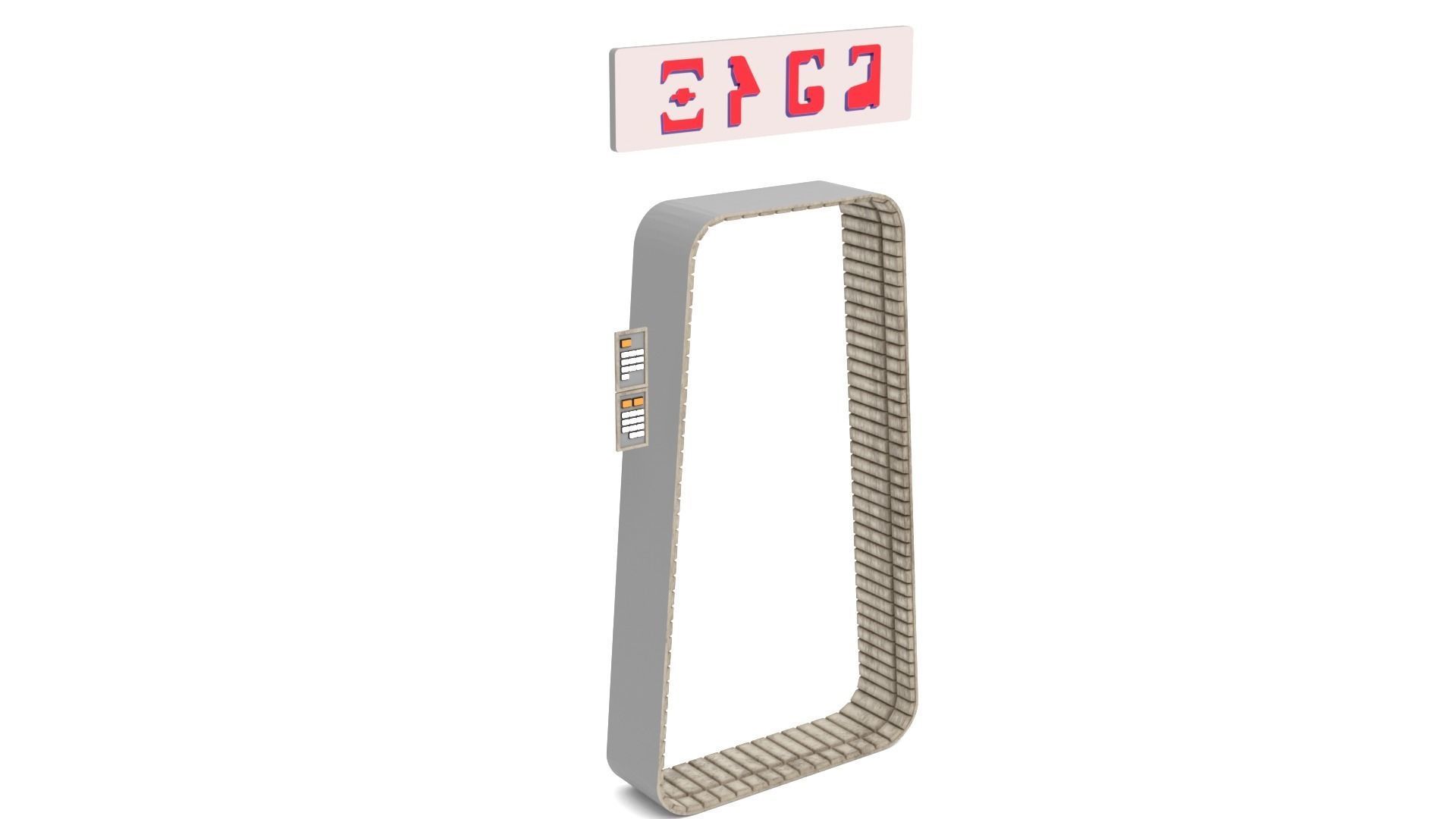 Cantina main door 1-18 scale Kenner Hasbro Free 3D print model_1