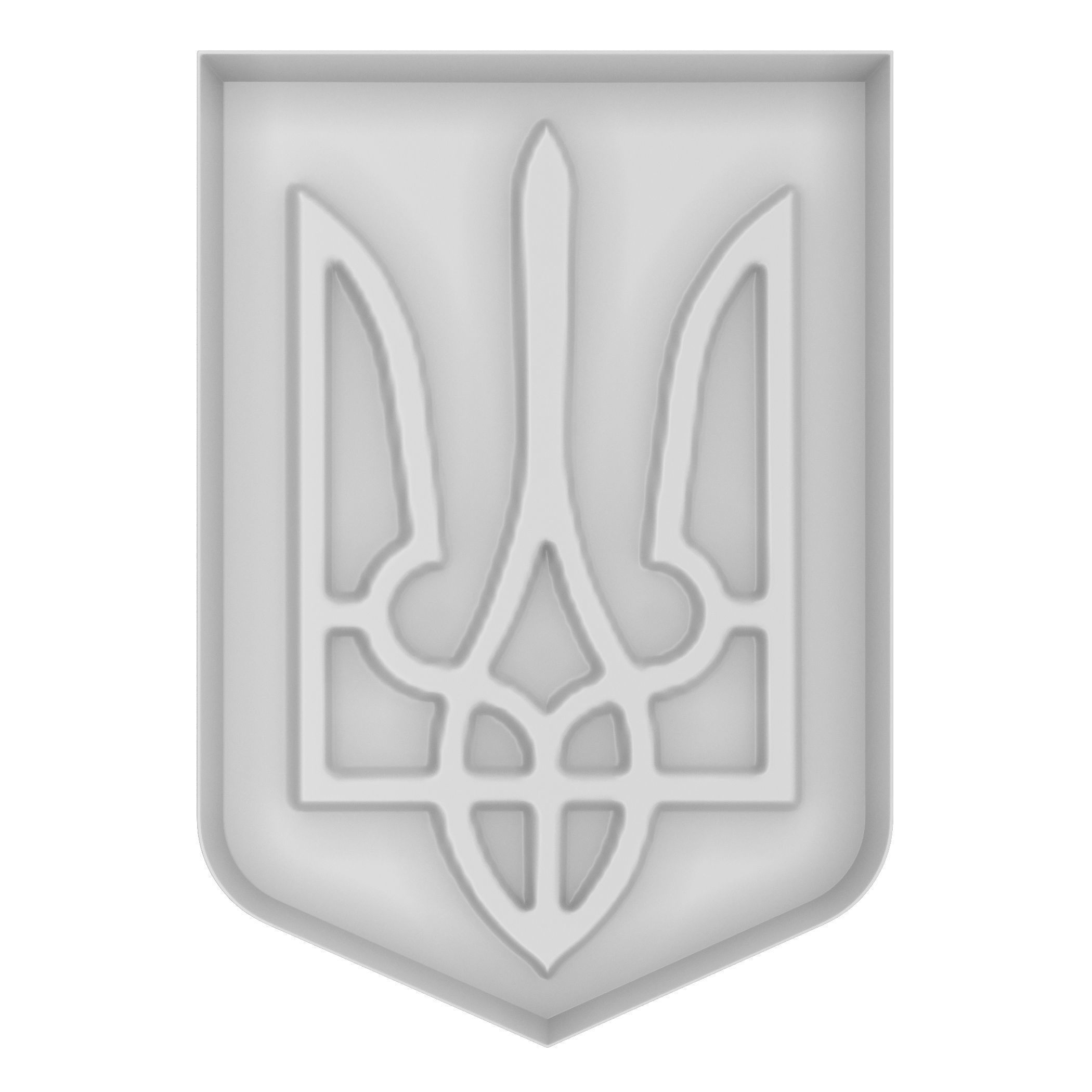 Emblem of Ukraine 3D model_14