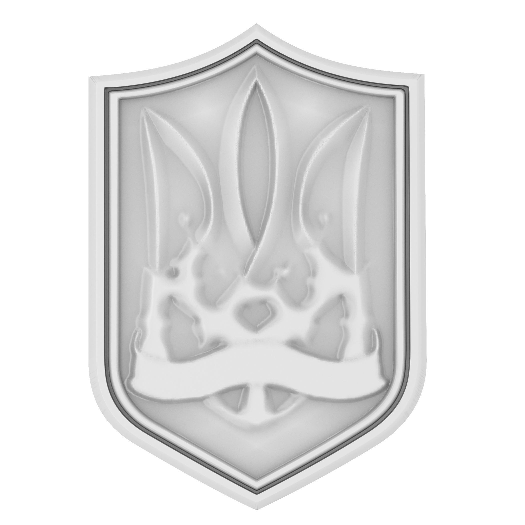 Emblem of Ukraine 3D model_5