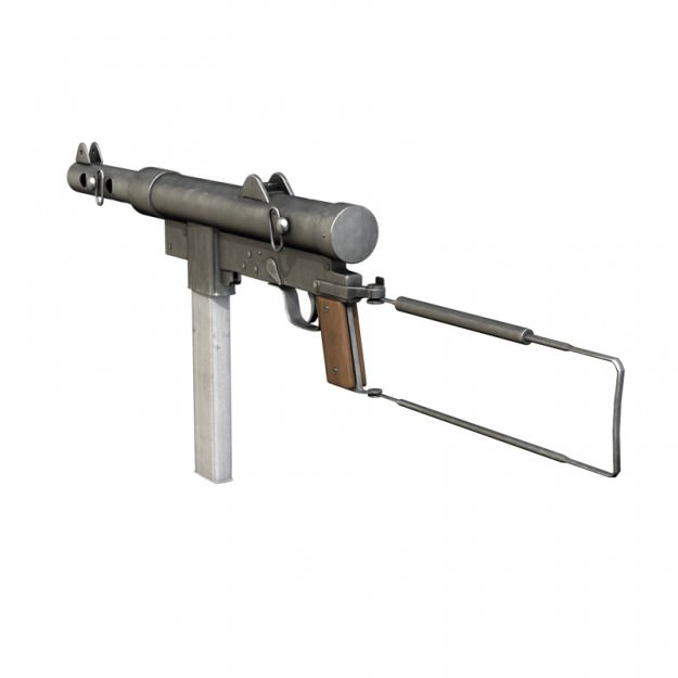 Carl Gustav M45 - Swedish K SMG 3D model_2