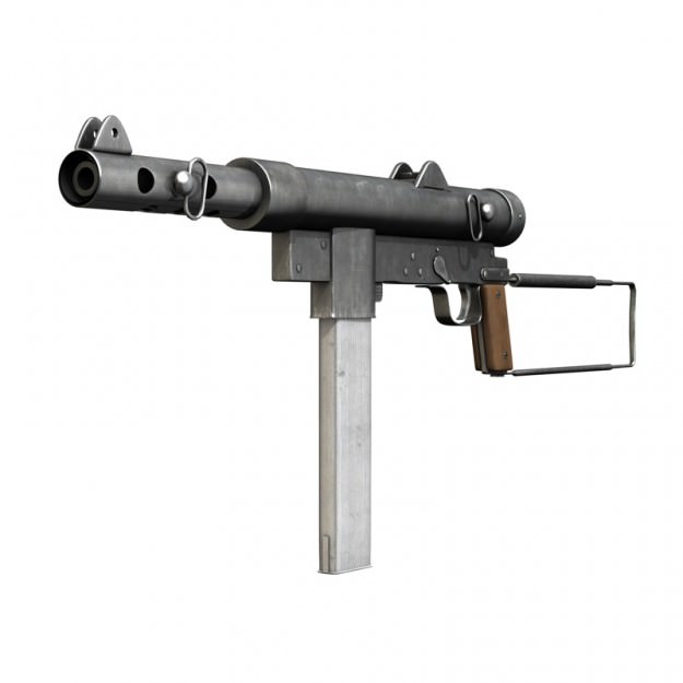 Carl Gustav M45 - Swedish K SMG 3D model_1