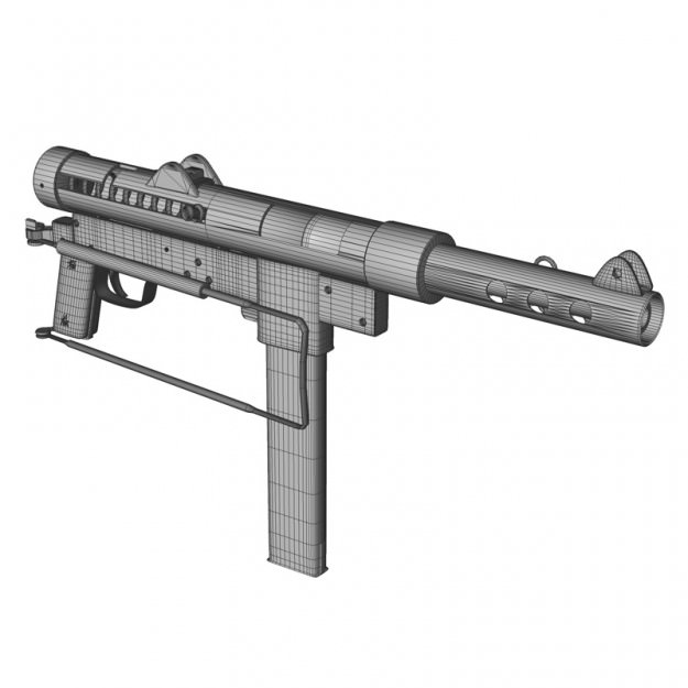 Carl Gustav M45 - Swedish K SMG 3D model_8