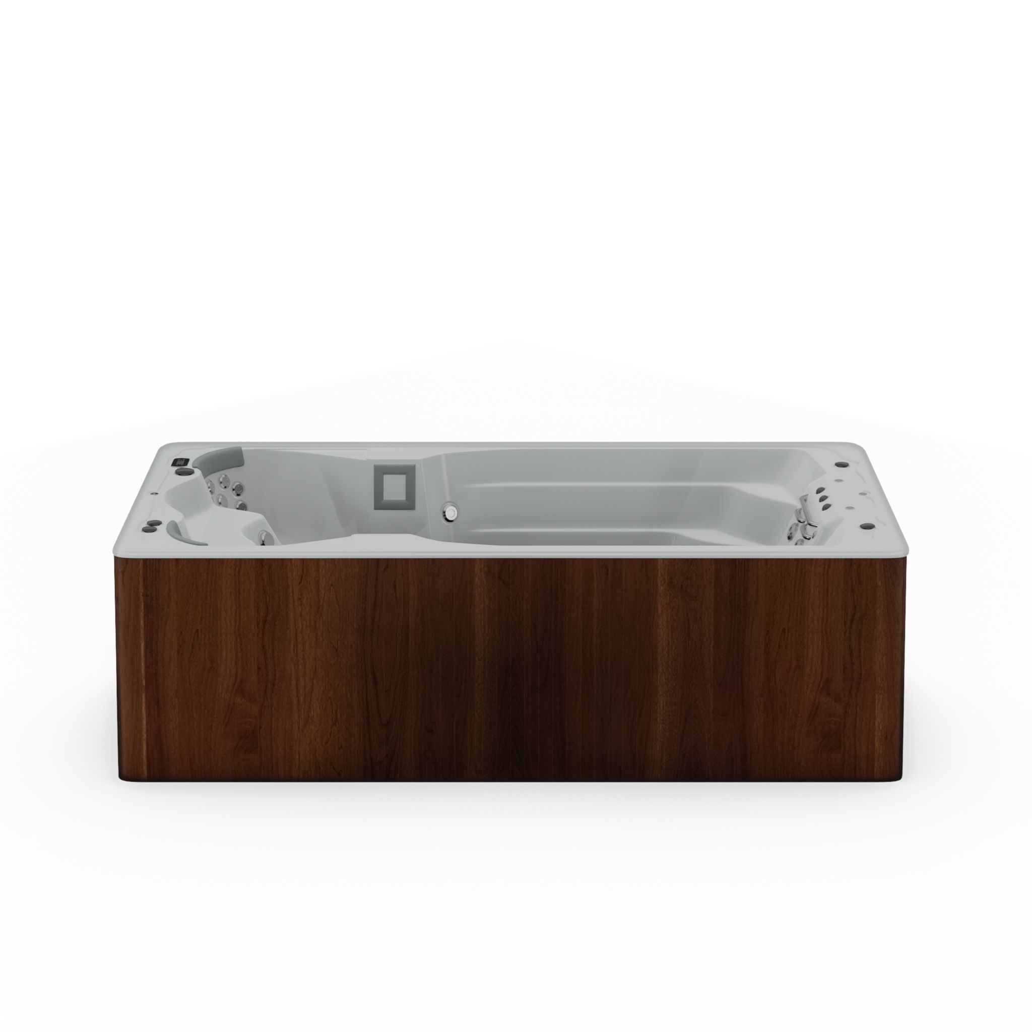 3D model of Hot Tub Jacuzzi Swim Life DualStream Low-poly 3D model_2