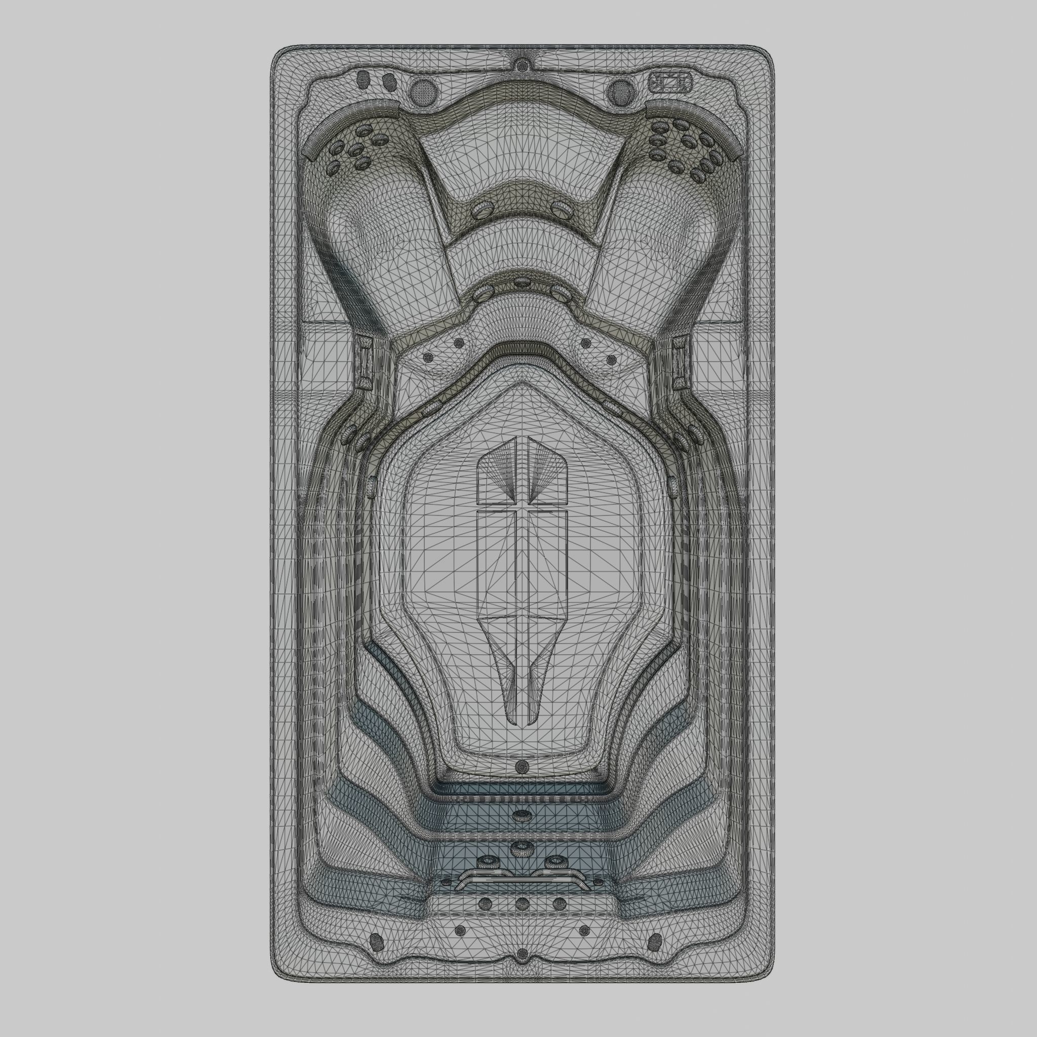 3D model of Hot Tub Jacuzzi Swim Life DualStream Low-poly 3D model_7