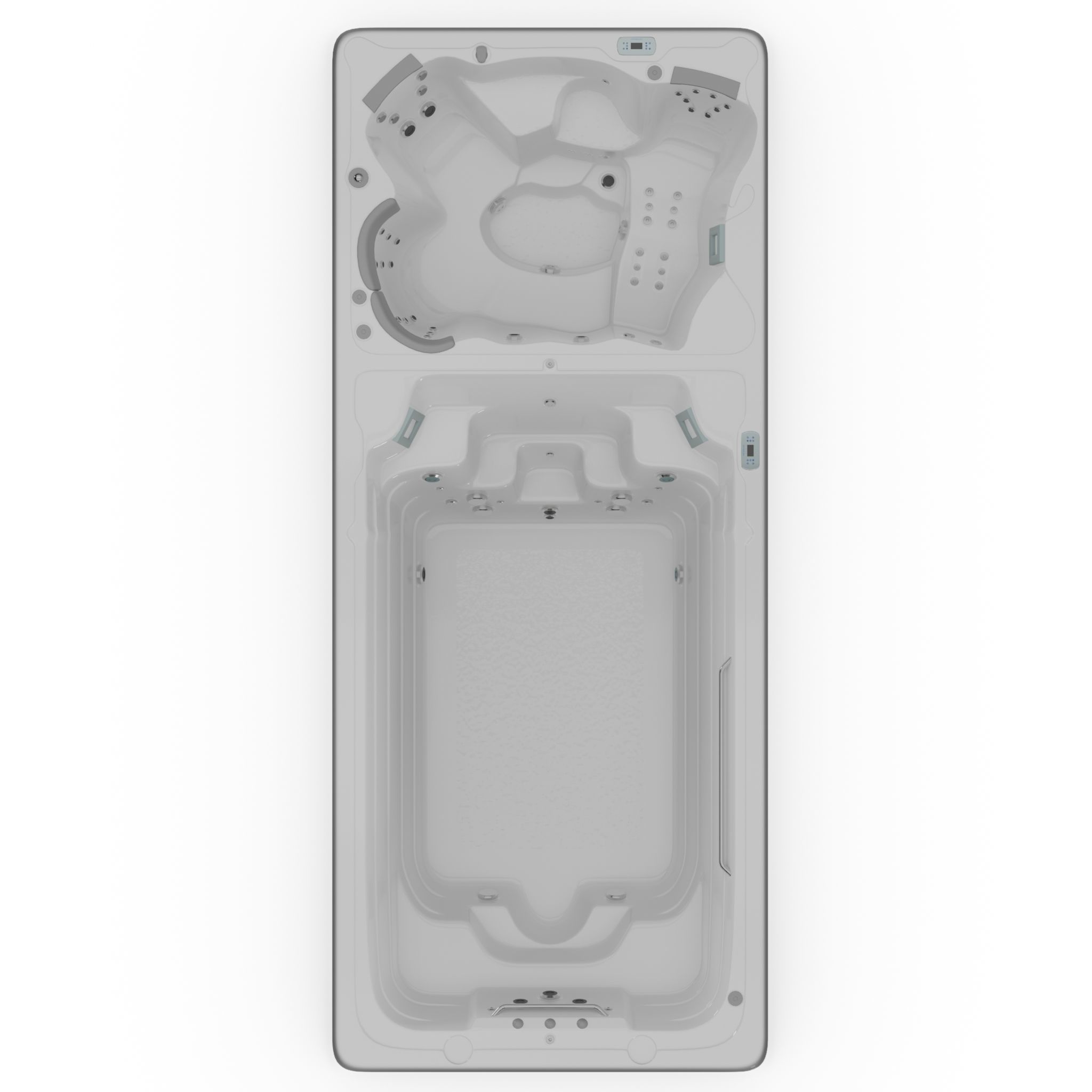 3D model of Hot Tub Jacuzzi Swim Life SwimStream Low-poly 3D model_3