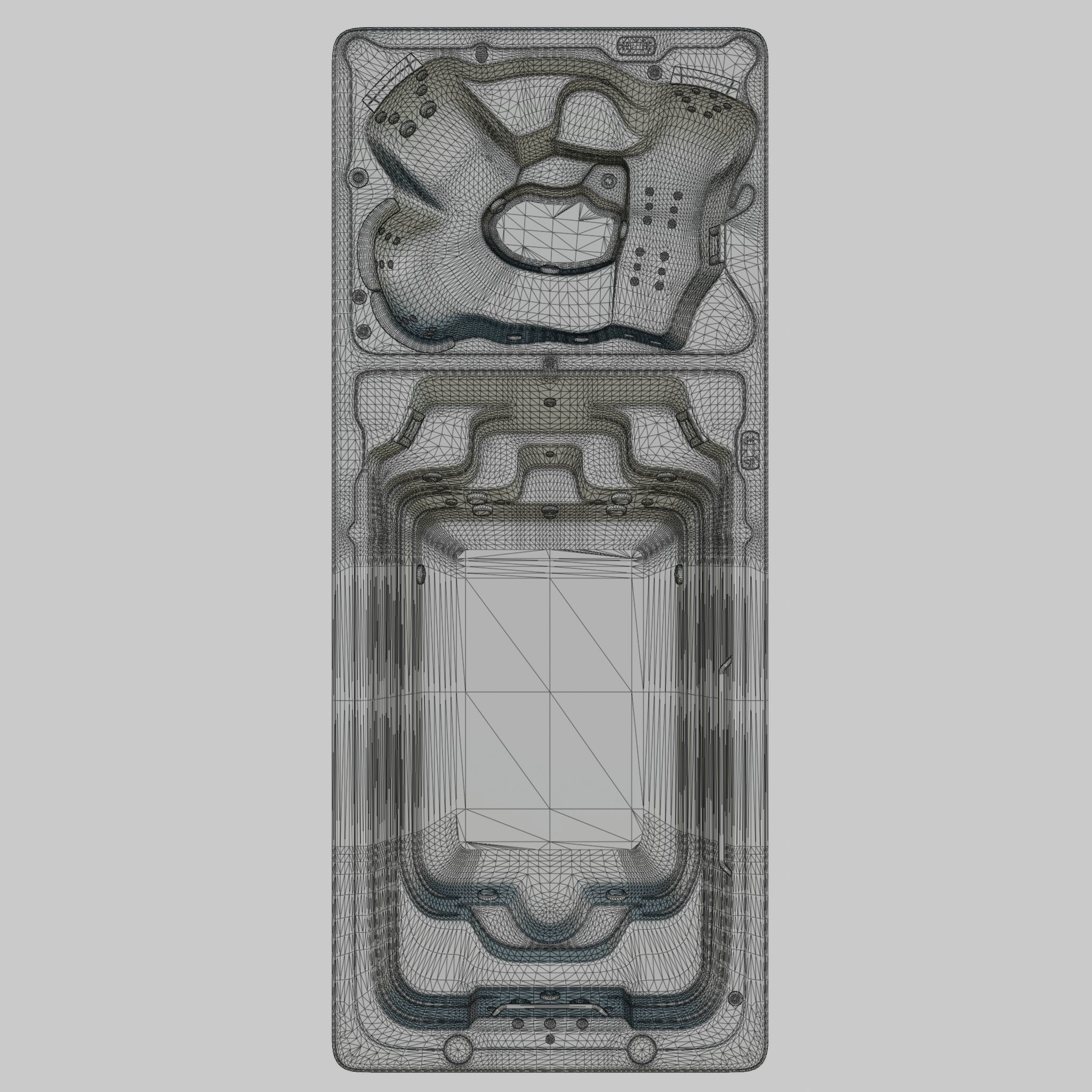 3D model of Hot Tub Jacuzzi Swim Life SwimStream Low-poly 3D model_7