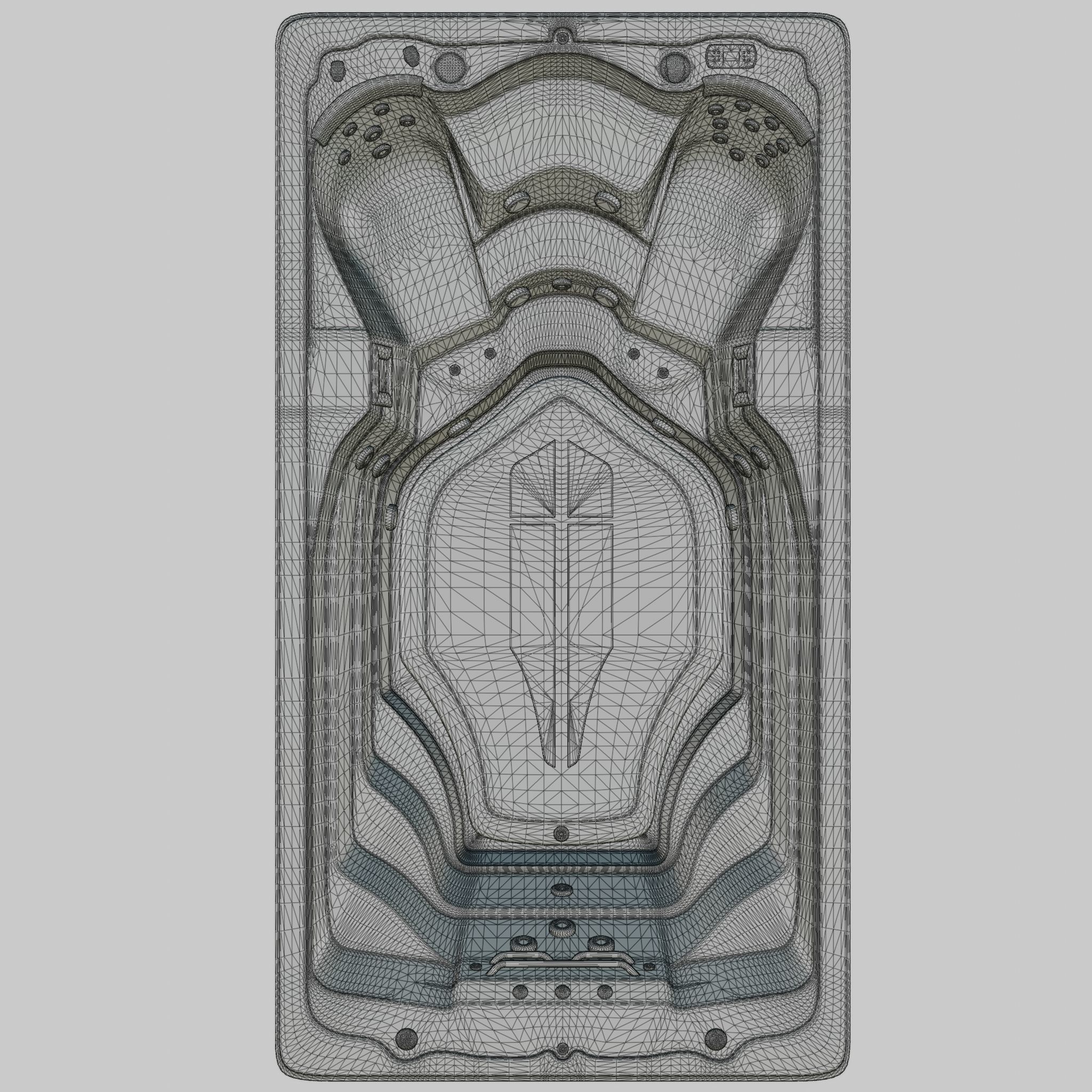 3D model of Hot Tub Jacuzzi Swim Life SwimStream  Low-poly 3D model_7