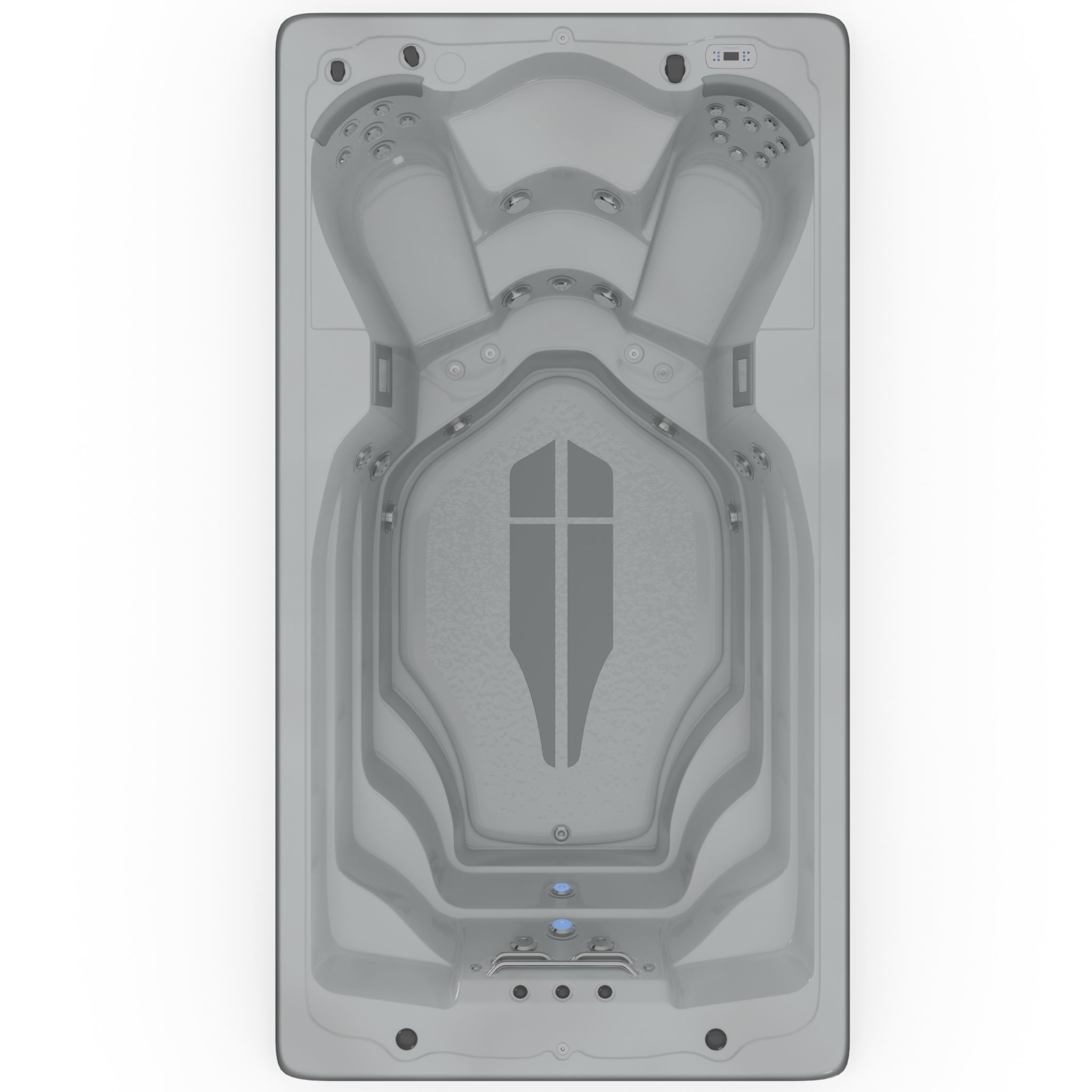 3D model of Hot Tub Jacuzzi Swim Life SwimStream  Low-poly 3D model_3